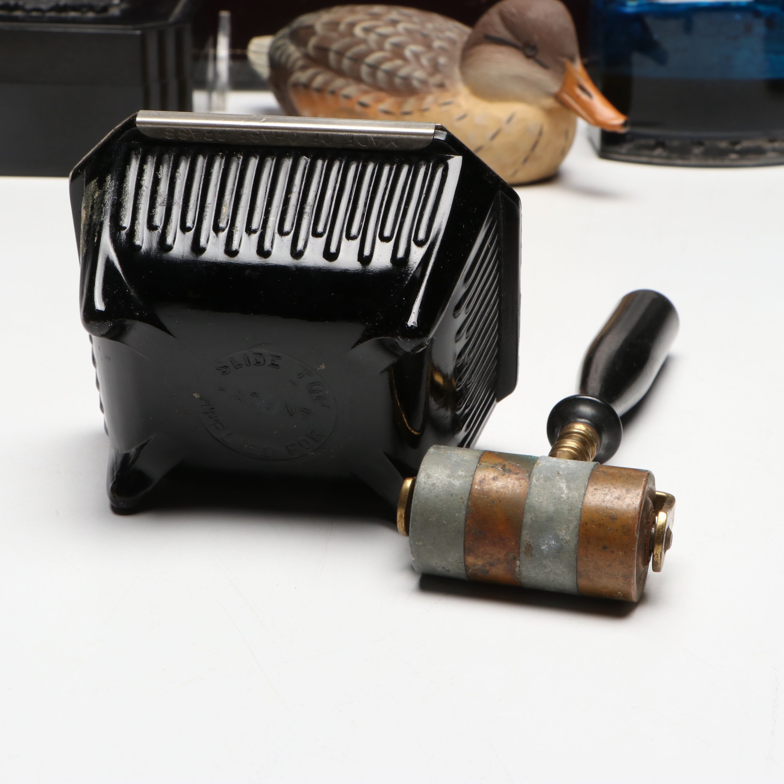 Aristoloy Steels Leather Folder and More Vintage Office Accessories