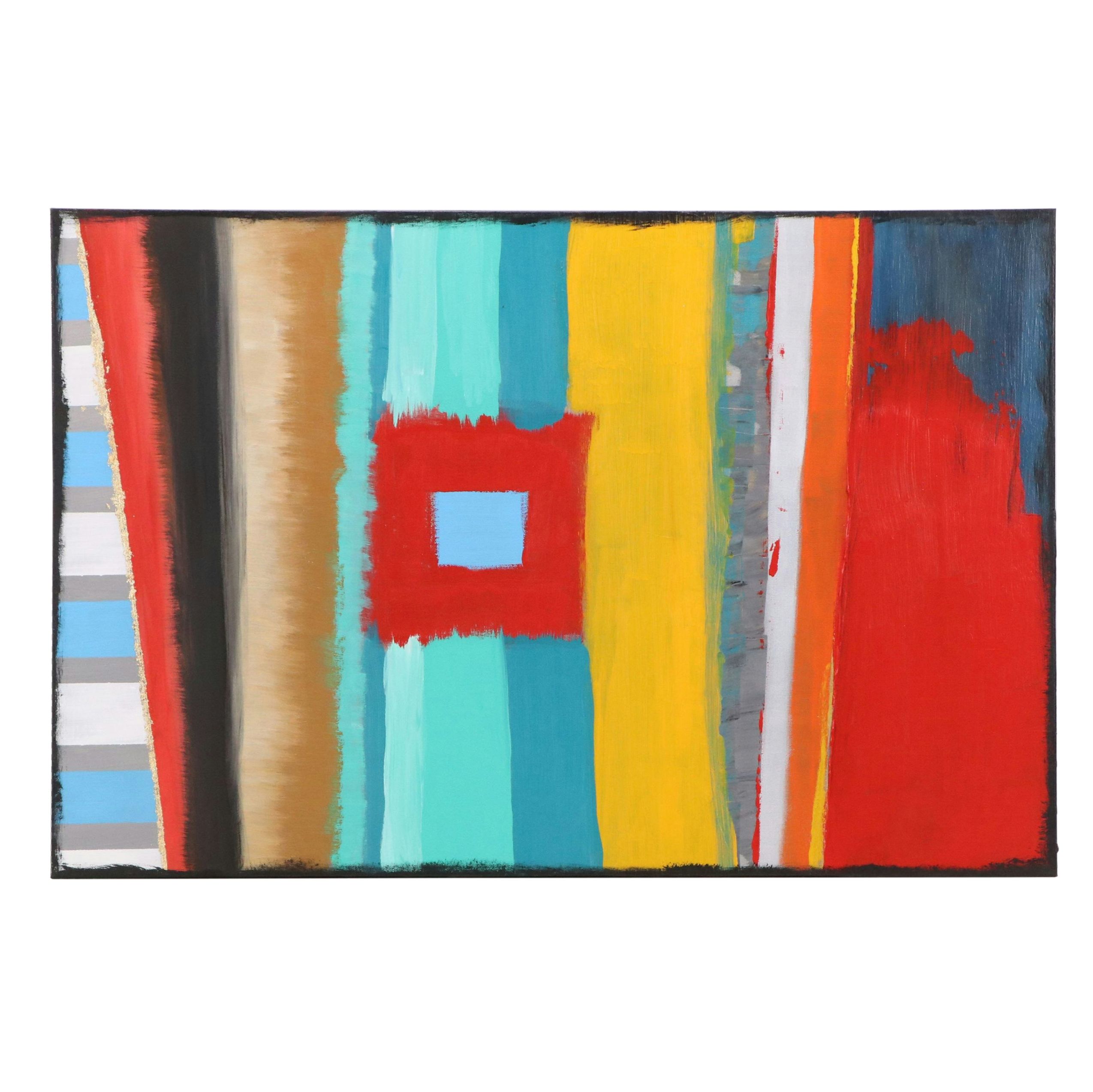 Neville Shenton Abstract Acrylic Painting