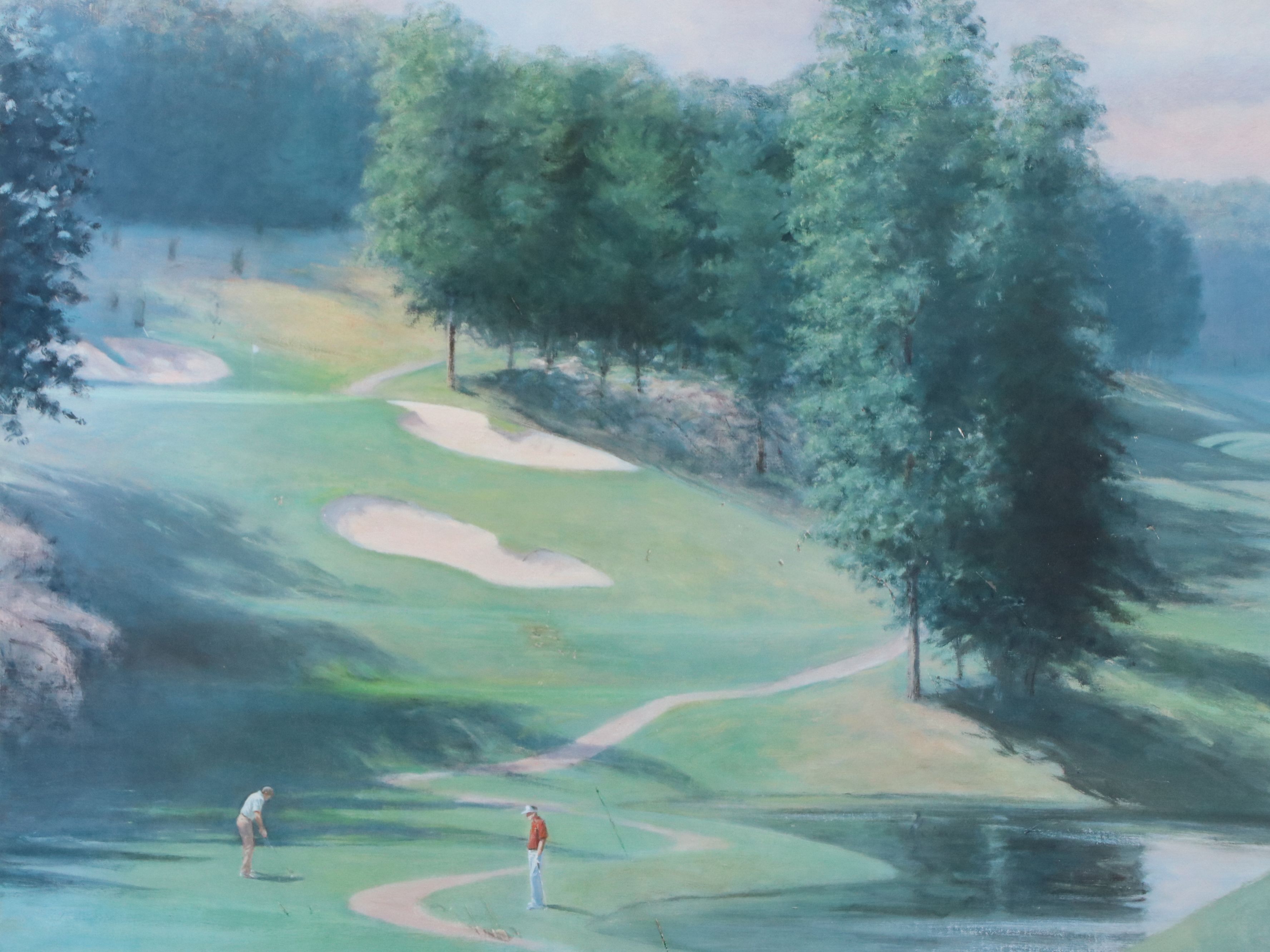 Offset Lithograph "Seven and Eleven: The Connecticut Golf Club"