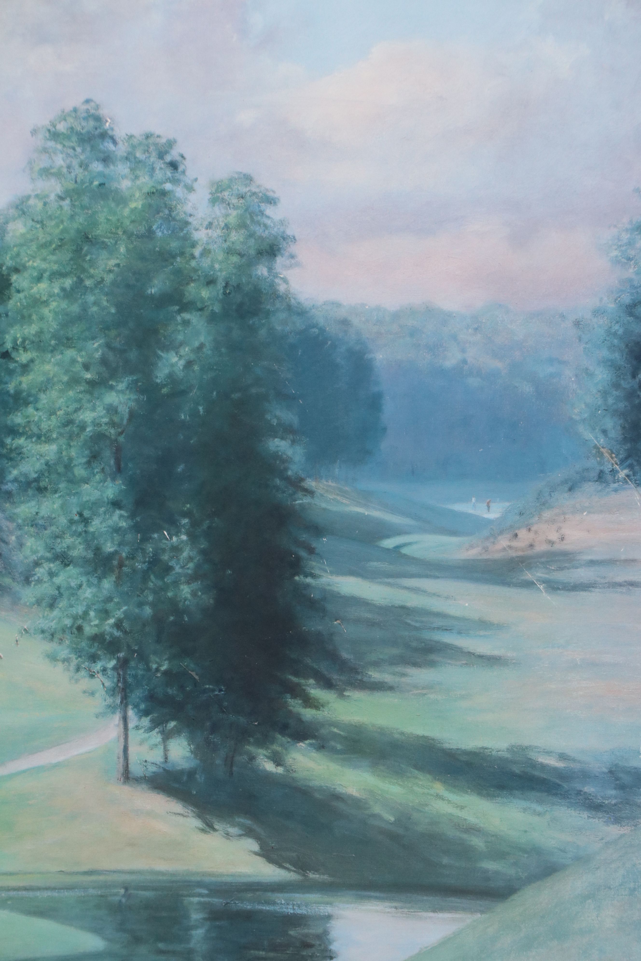 Offset Lithograph "Seven and Eleven: The Connecticut Golf Club"