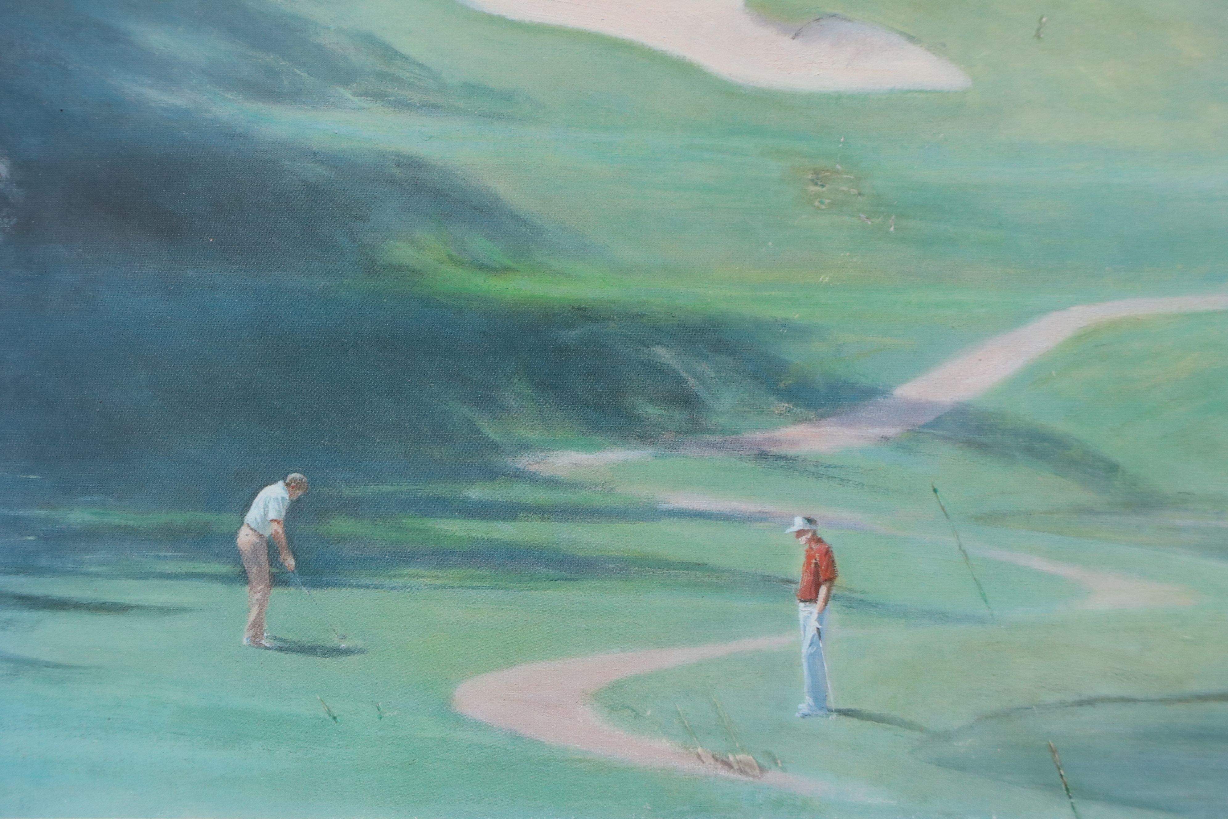 Offset Lithograph "Seven and Eleven: The Connecticut Golf Club"
