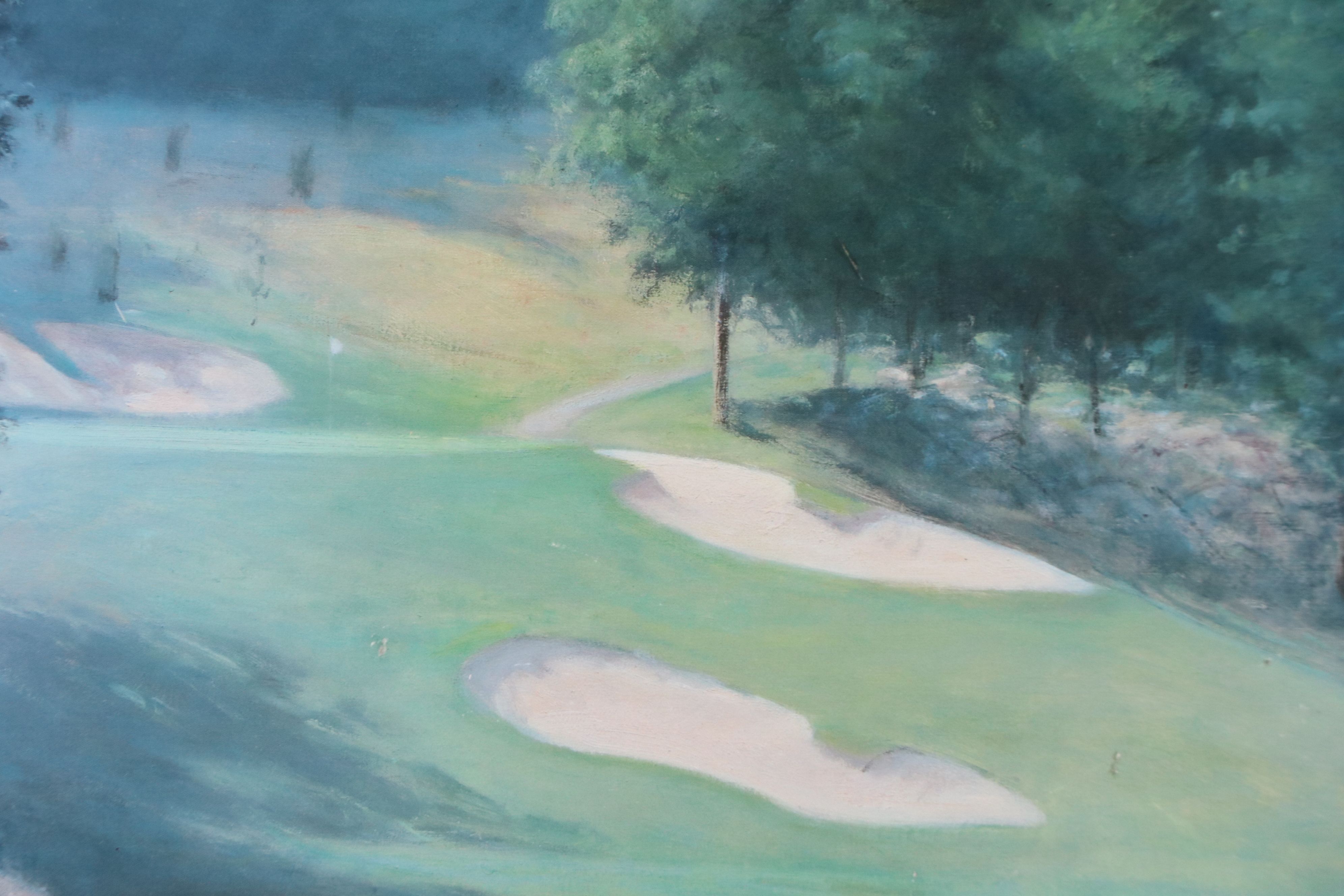 Offset Lithograph "Seven and Eleven: The Connecticut Golf Club"