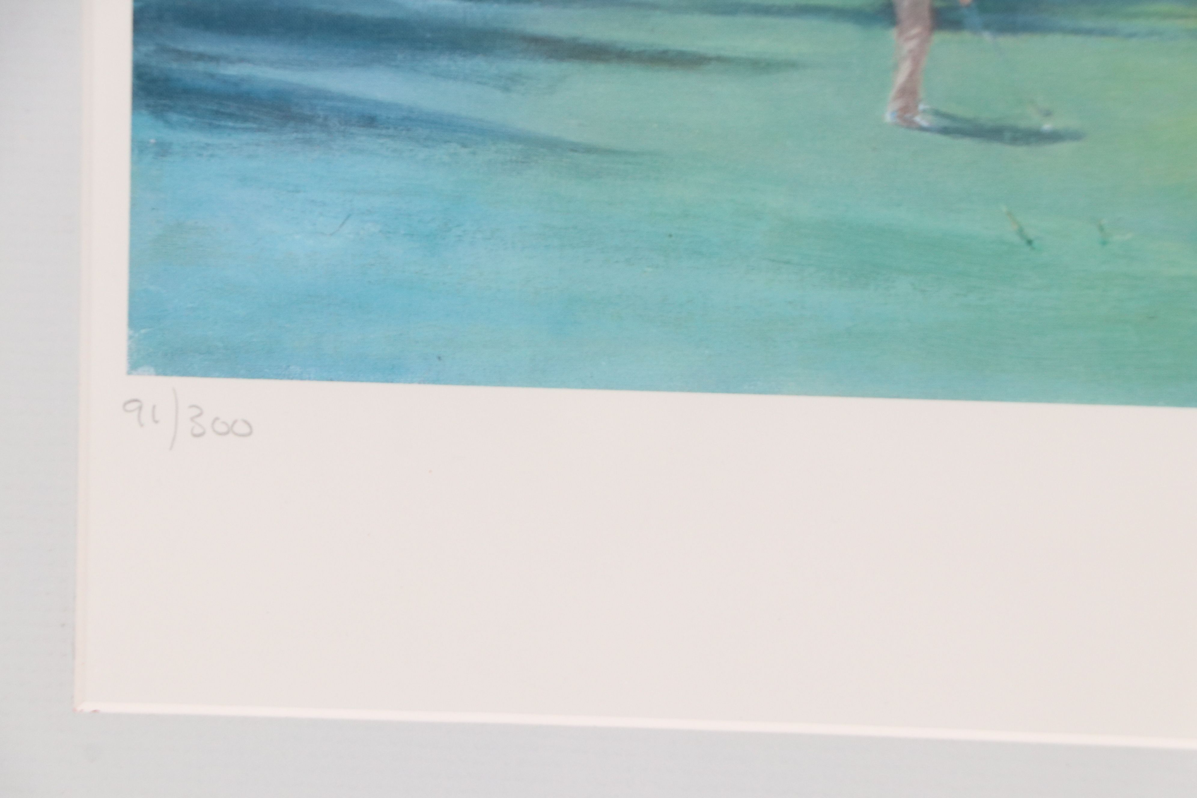 Offset Lithograph "Seven and Eleven: The Connecticut Golf Club"