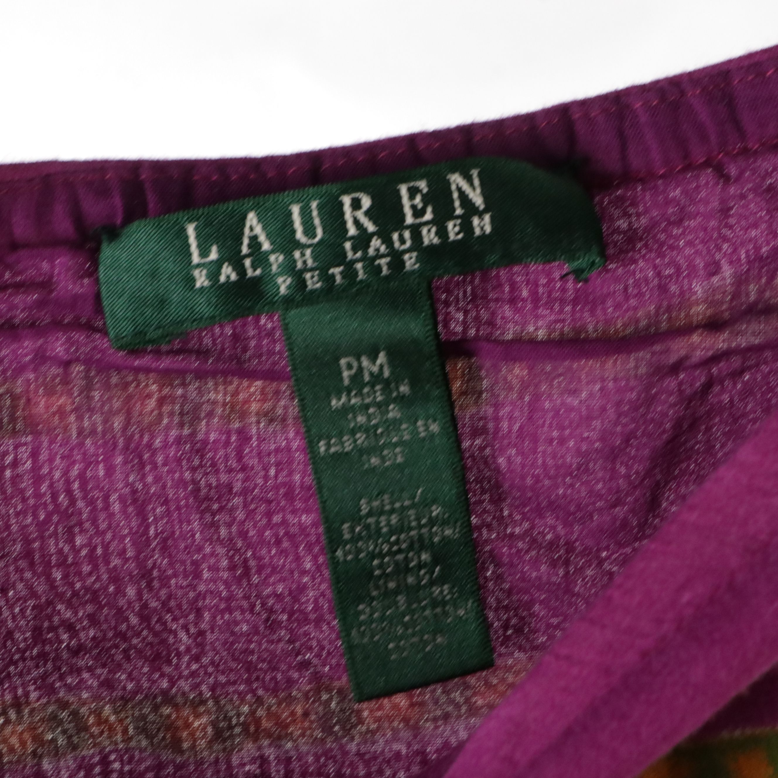 Lauren Ralph Lauren Multicolored Silk/Linen Midi Dress, Silk Midi Skirts & More