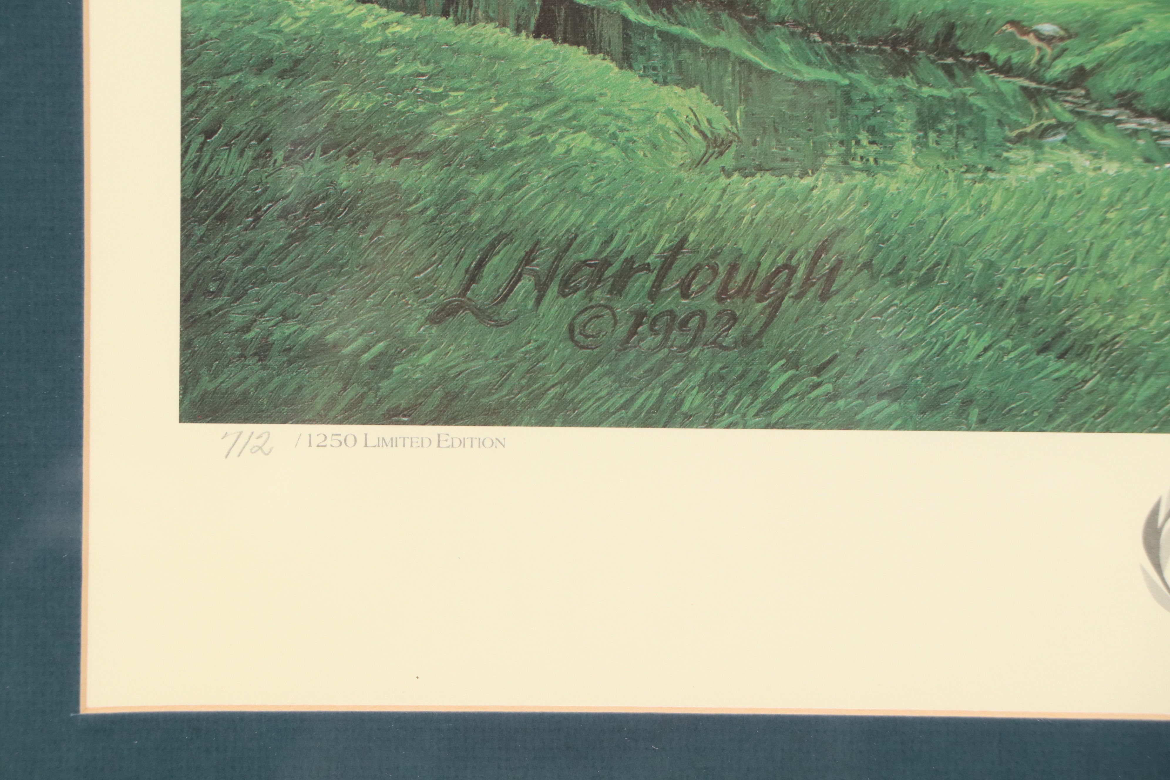 Linda Hartough Offset Lithograph "The 18th Hole, Memorial Course..."