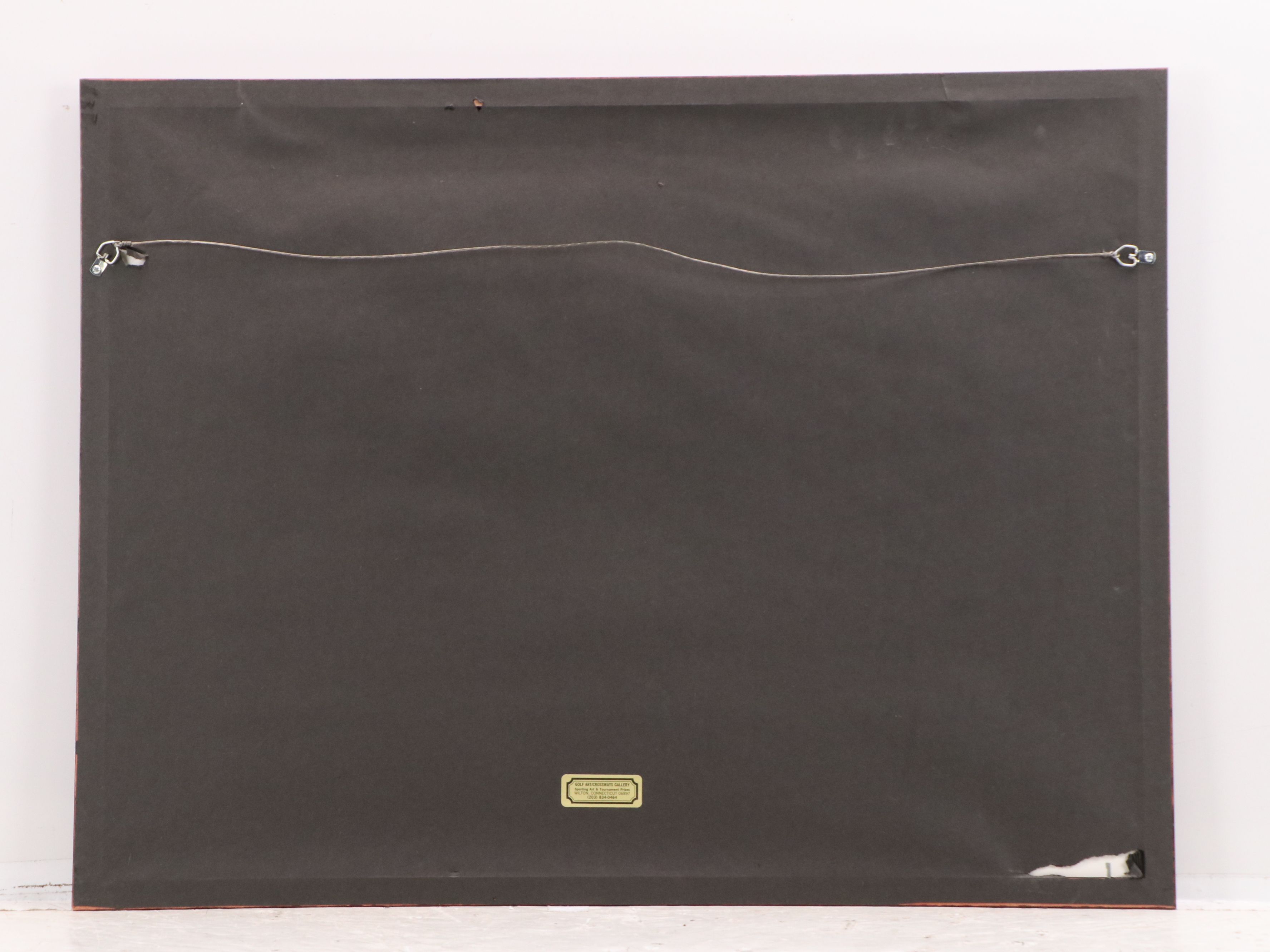 Linda Hartough Offset Lithograph "The 18th Hole, Memorial Course..."