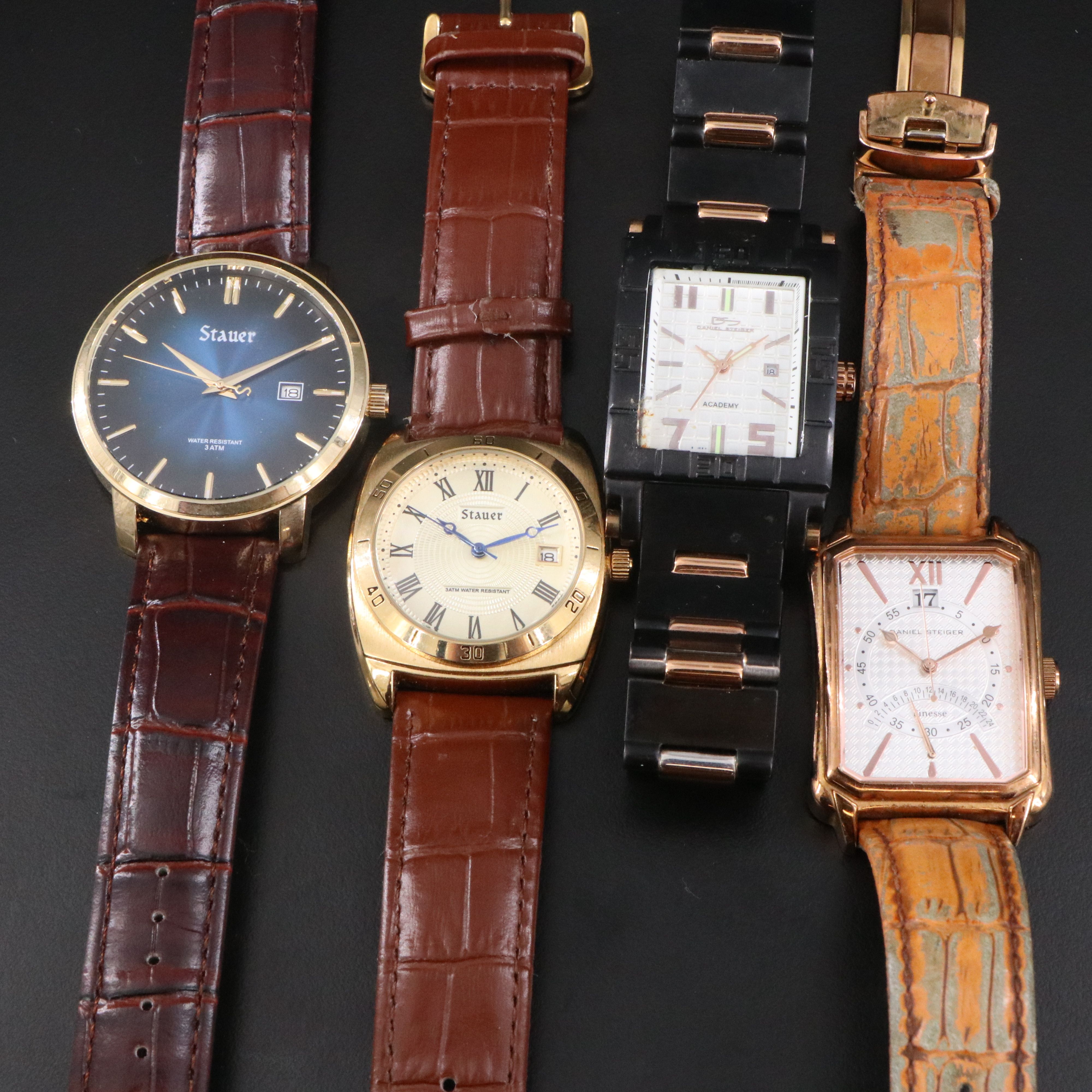 Daniel Steiger and Stauer Quartz Watch Selection