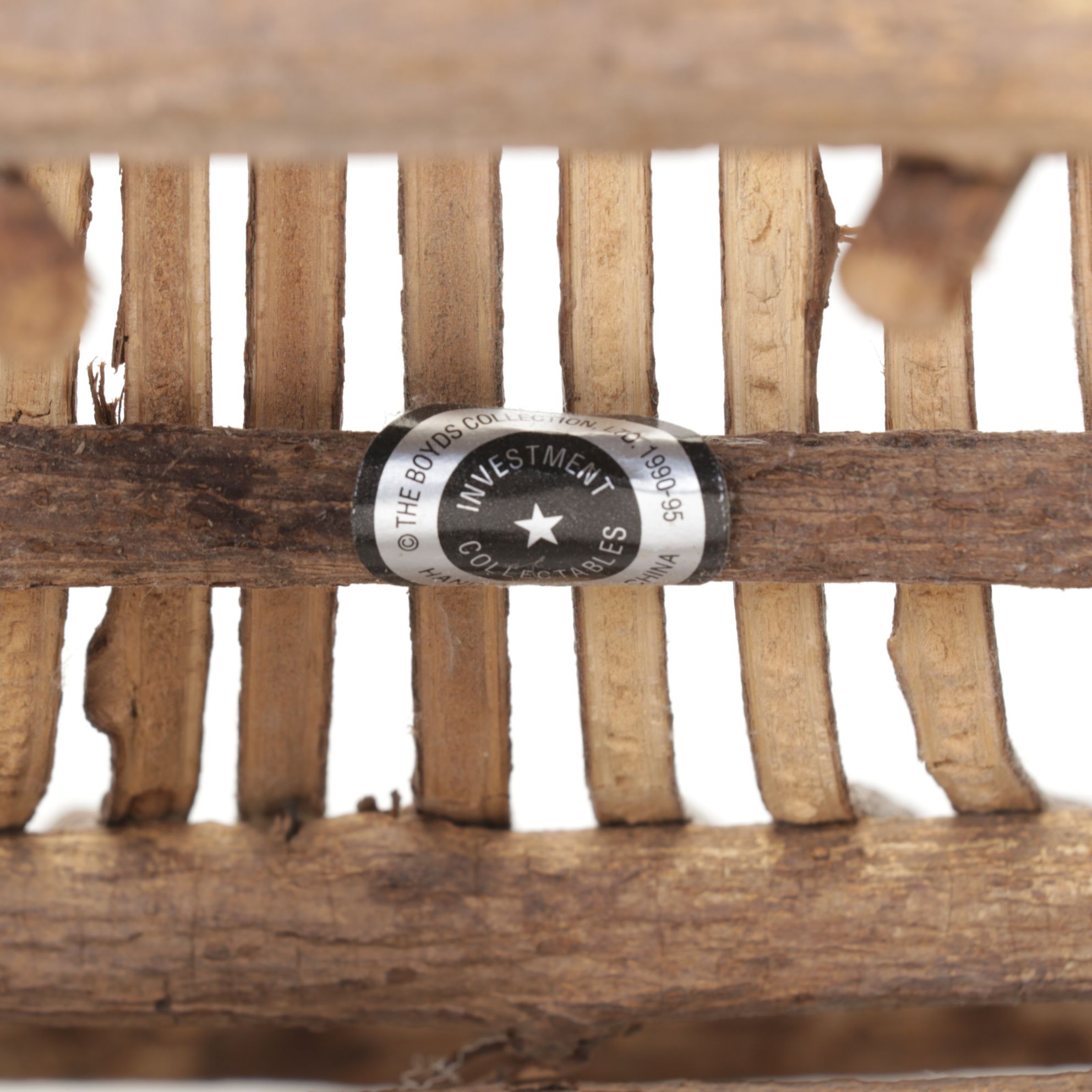 Primitive Style Hand Carved Wooden Doll Chairs in Assorted Sizes