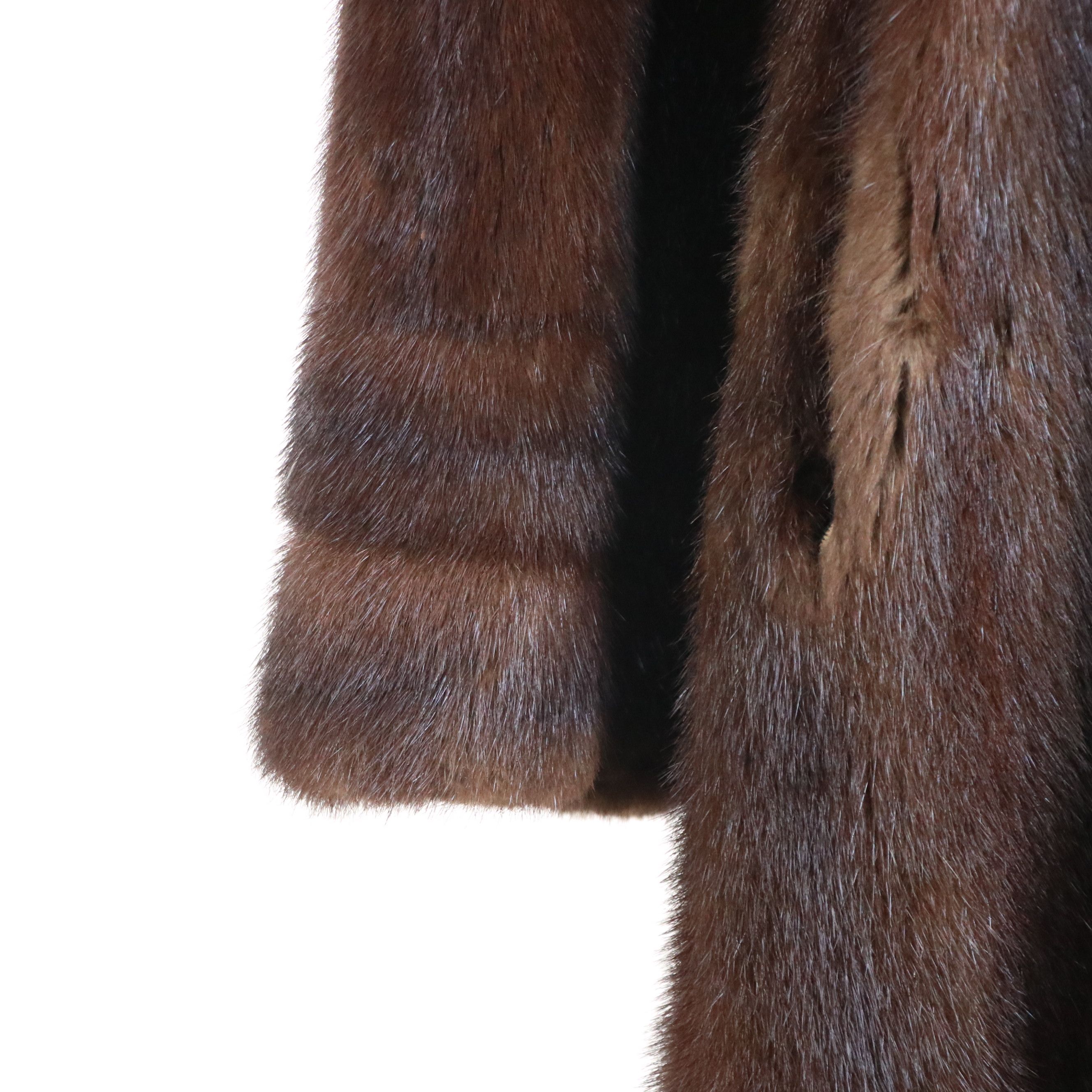 Evans Furs at Lazarus Vintage Brown Mink Fur Coat