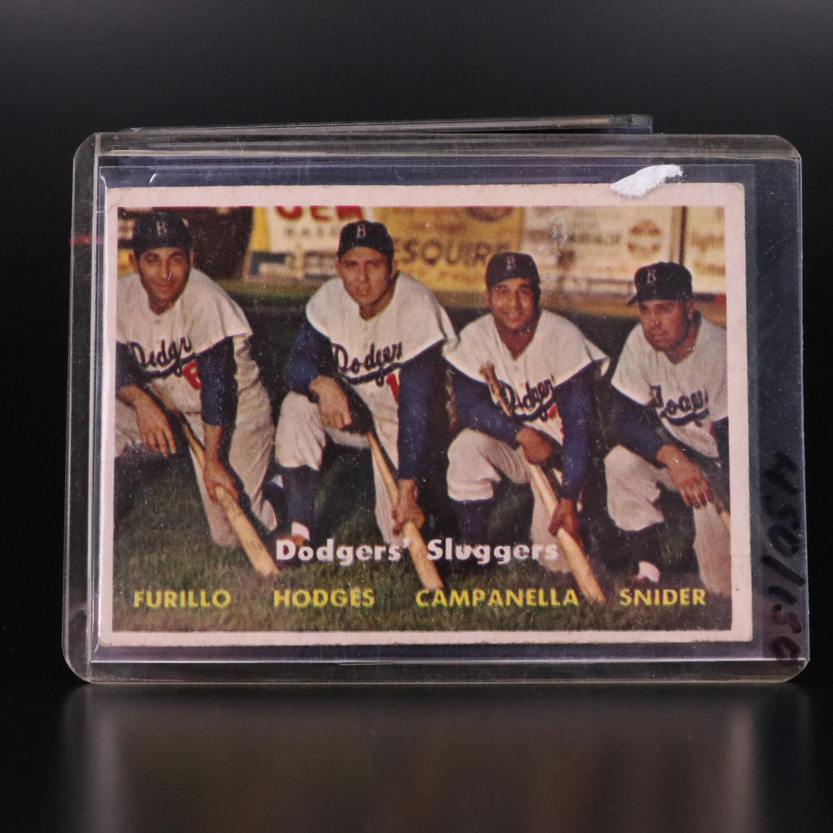 SIxty-Two 1957 Topps Baseball Cards, Including Larry Doby, Dodgers Sluggers