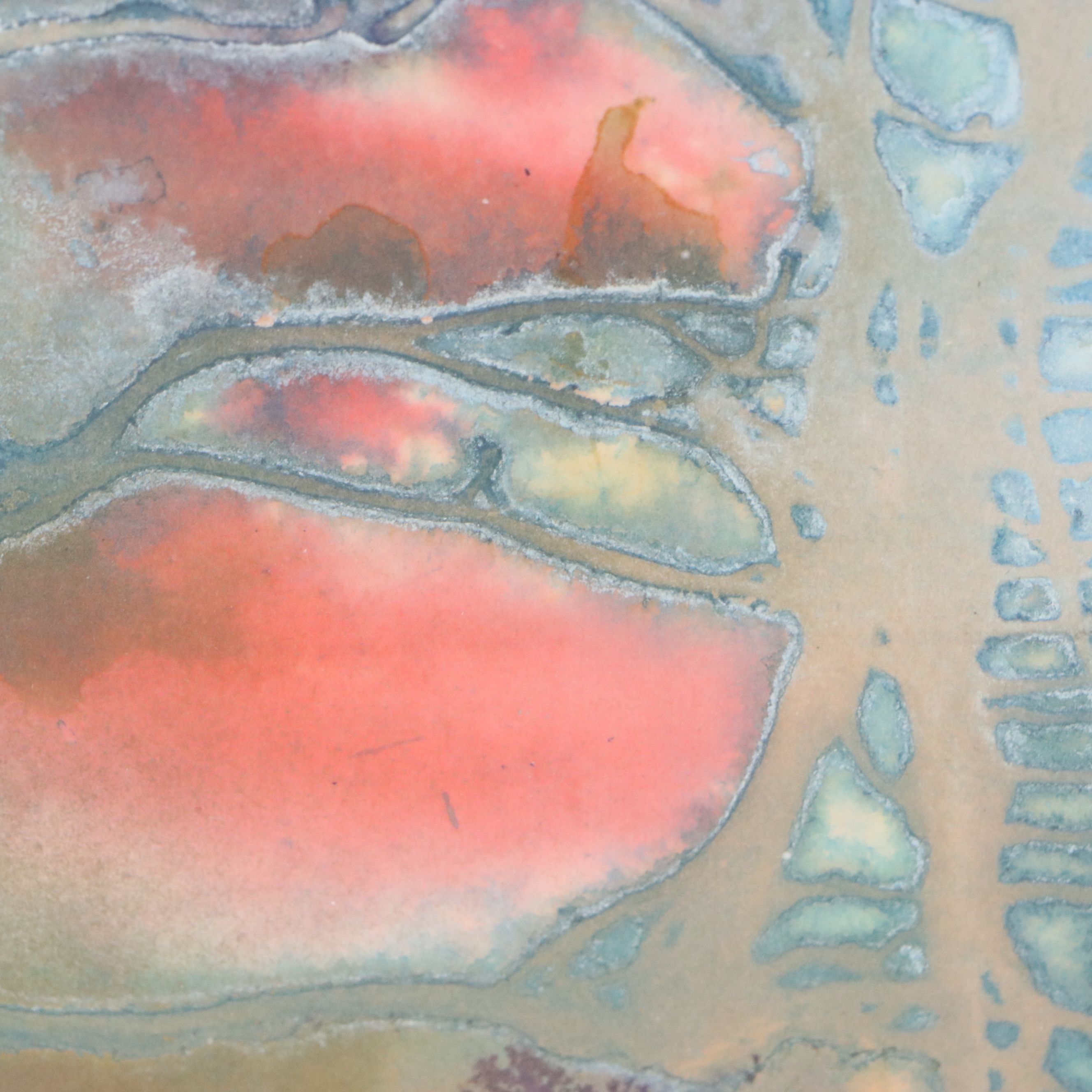 G. Farrell Abstract Color Lithograph, 21st Century