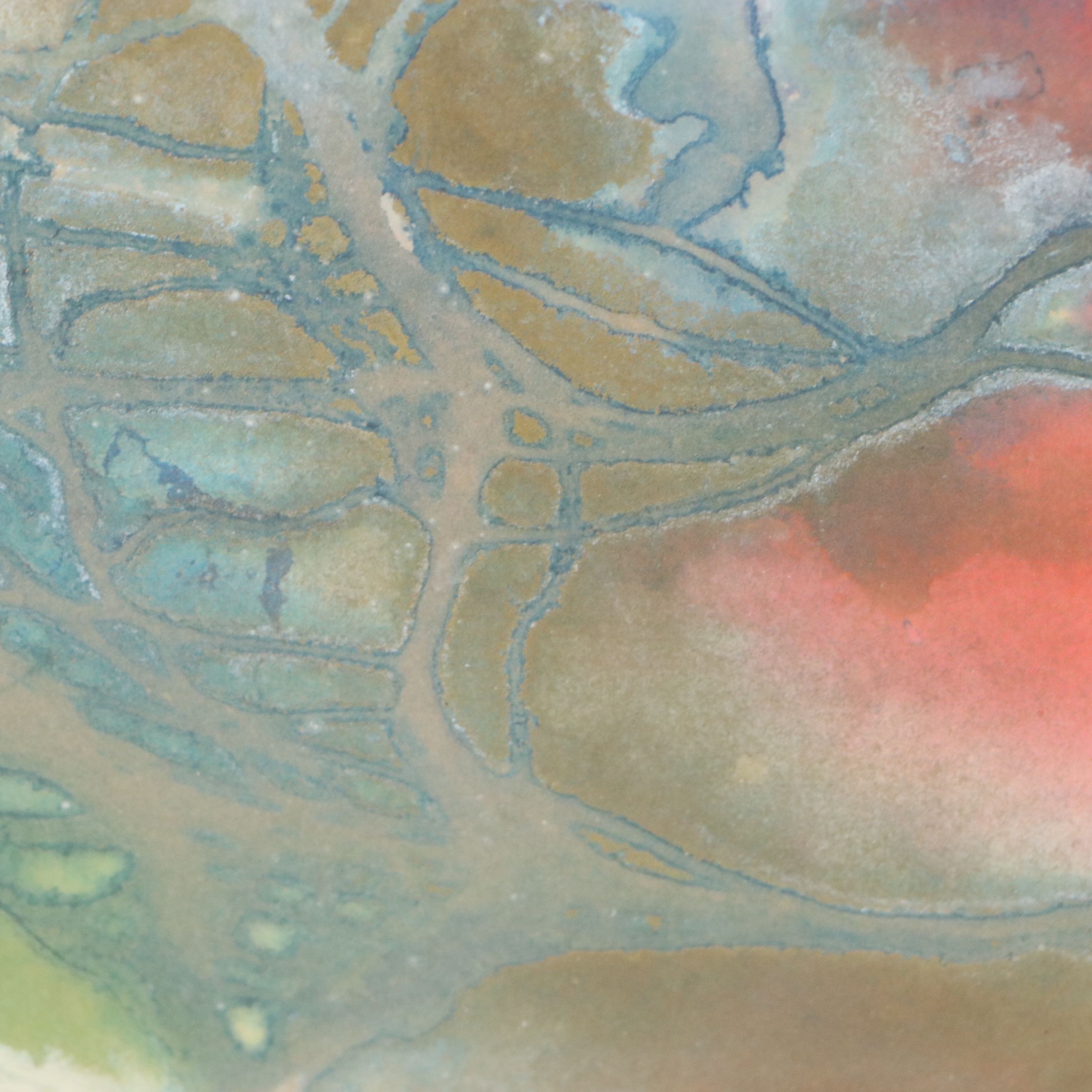 G. Farrell Abstract Color Lithograph, 21st Century