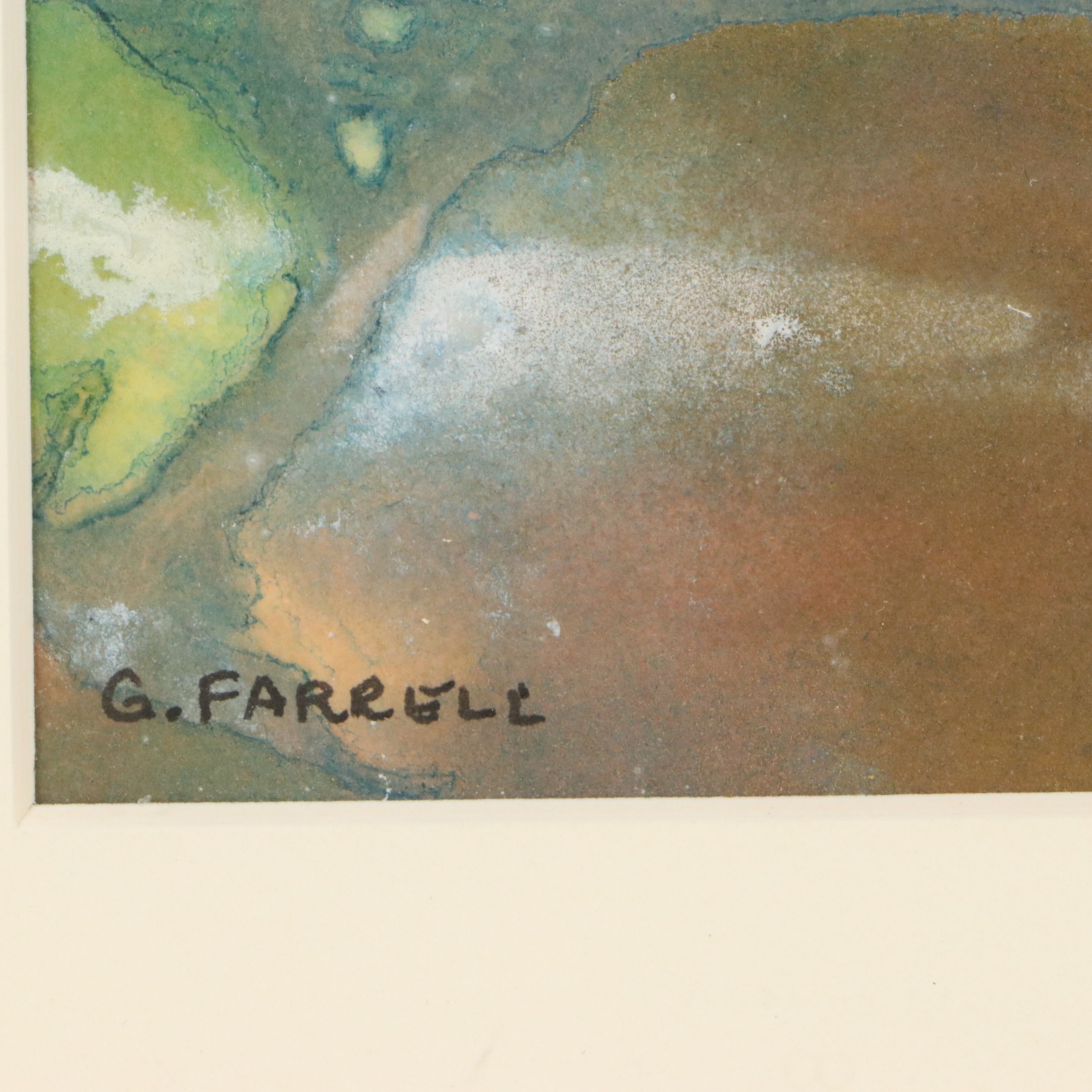 G. Farrell Abstract Color Lithograph, 21st Century