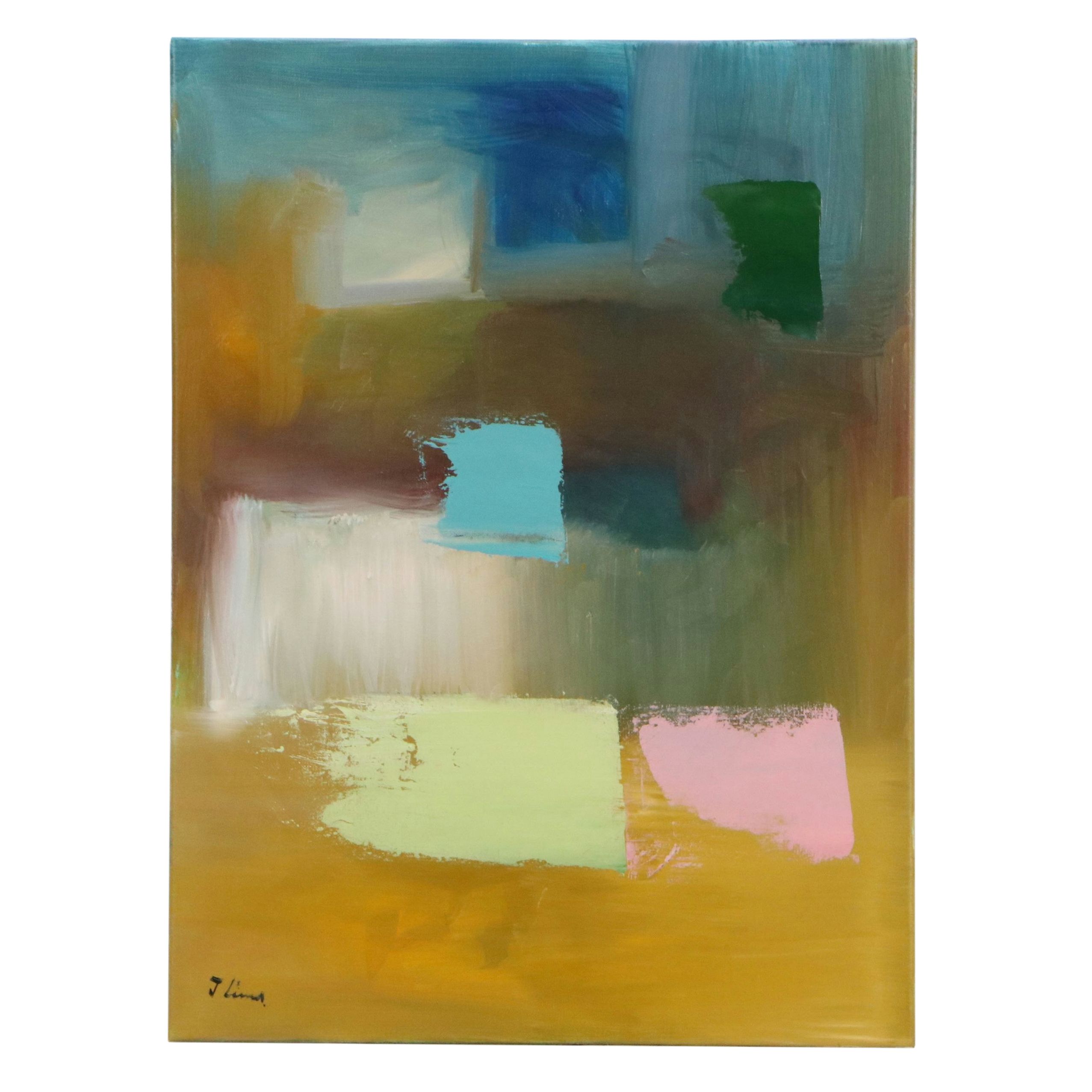 José M. Lima Abstract Oil Painting, 2026