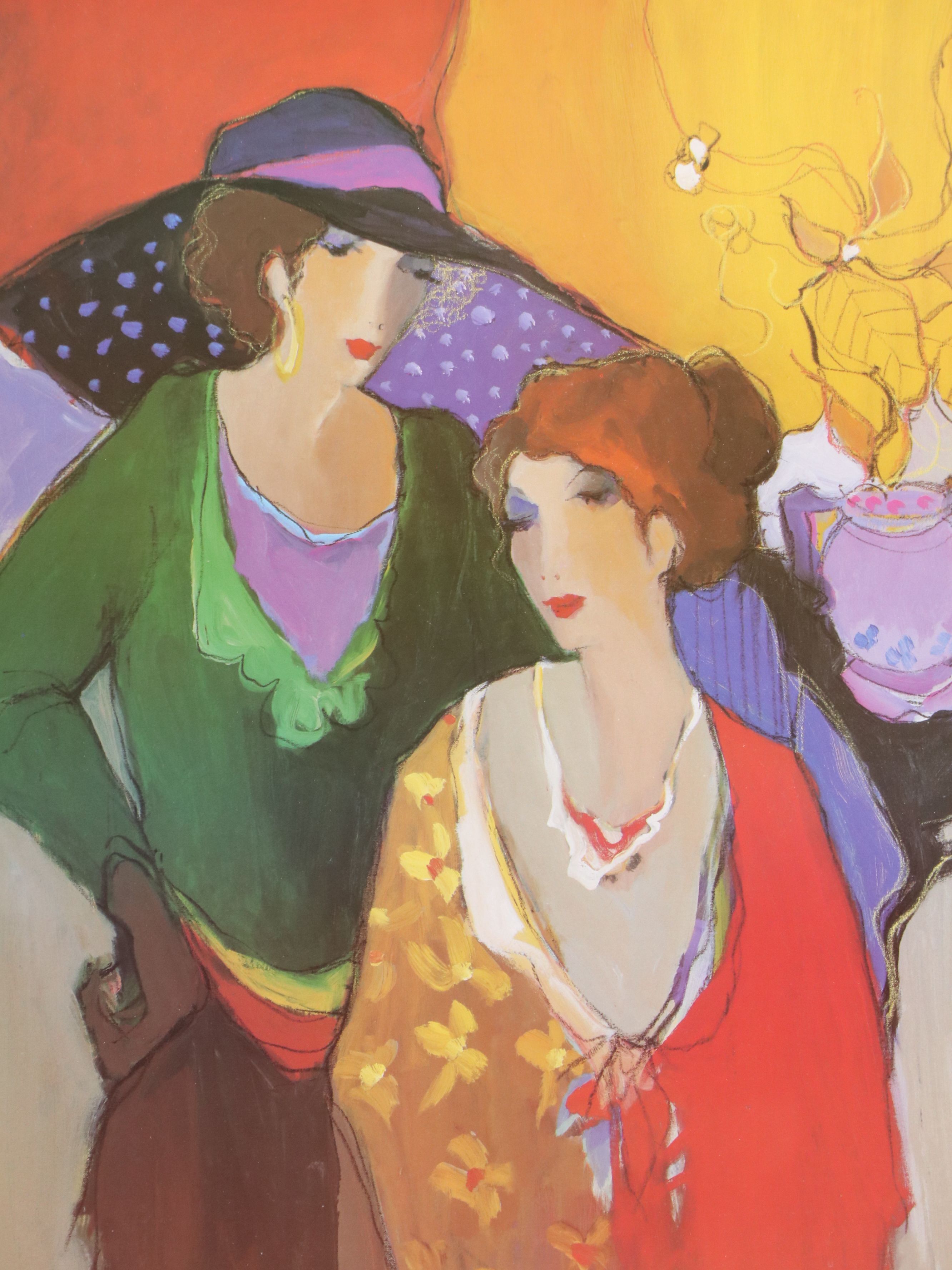 After Itzchak Tarkay Offset Lithograph "On the Stage"