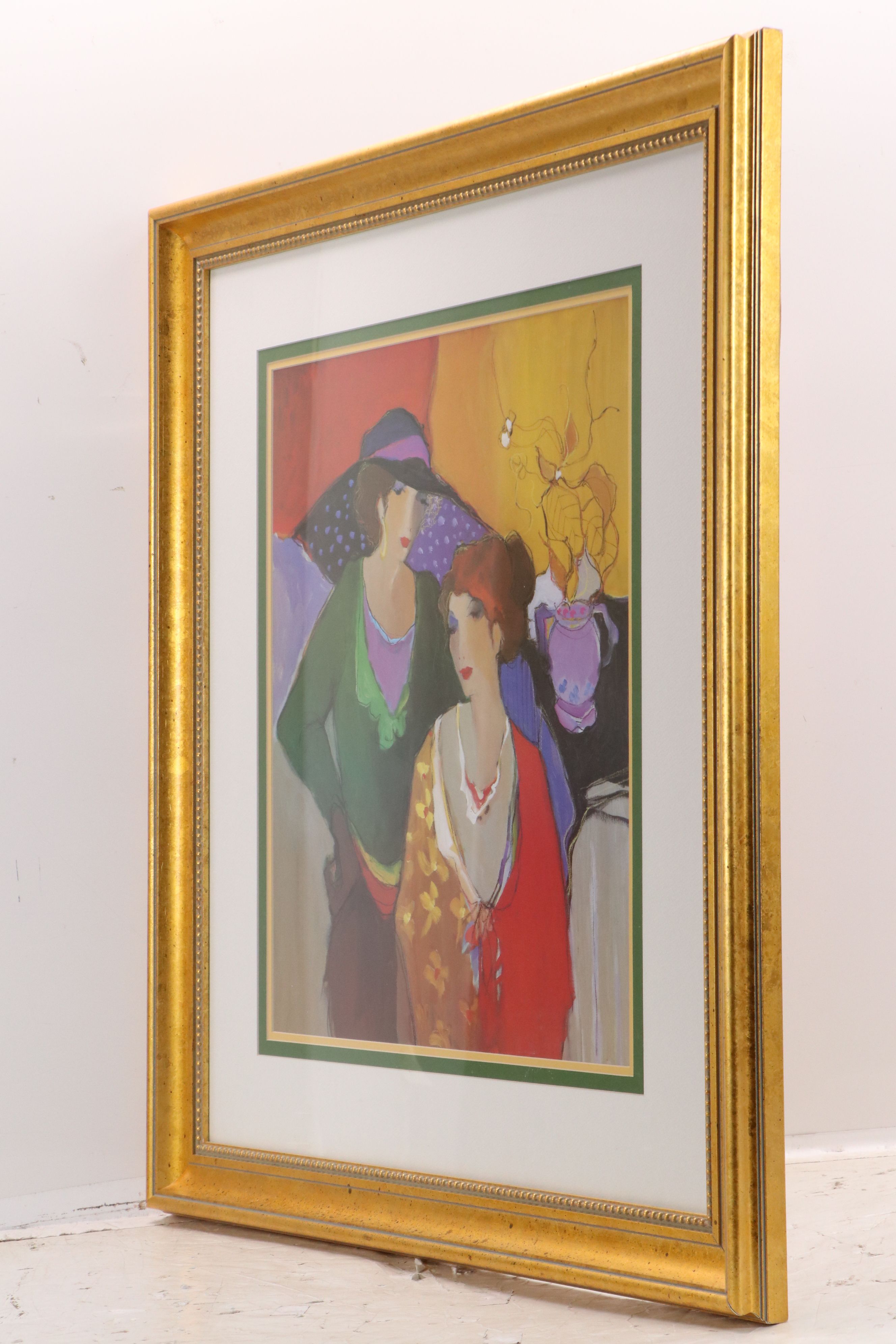 After Itzchak Tarkay Offset Lithograph "On the Stage"