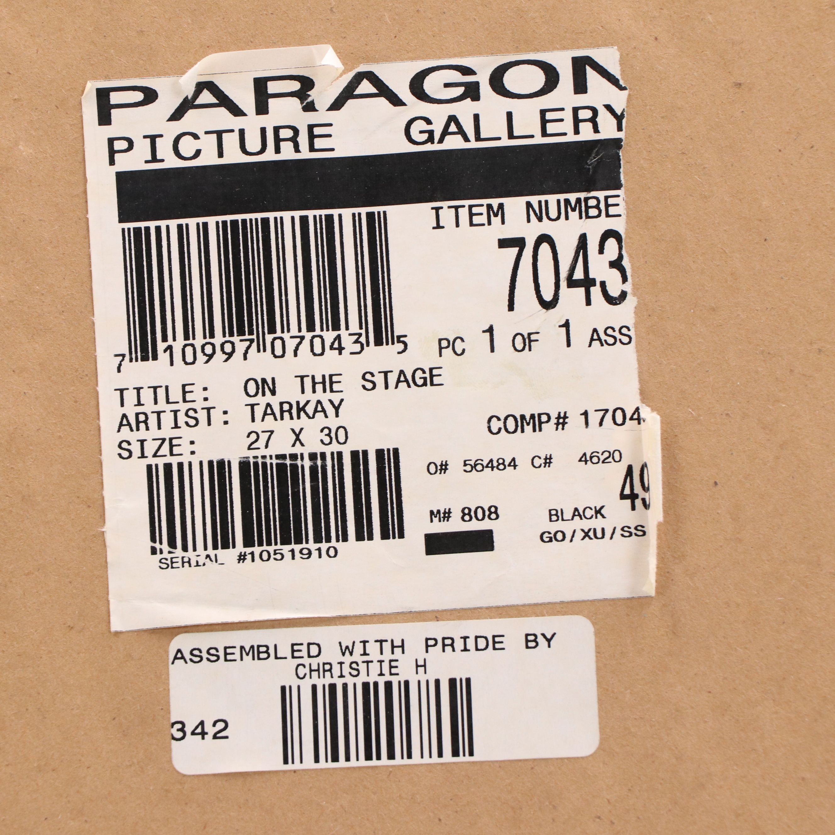 After Itzchak Tarkay Offset Lithograph "On the Stage"