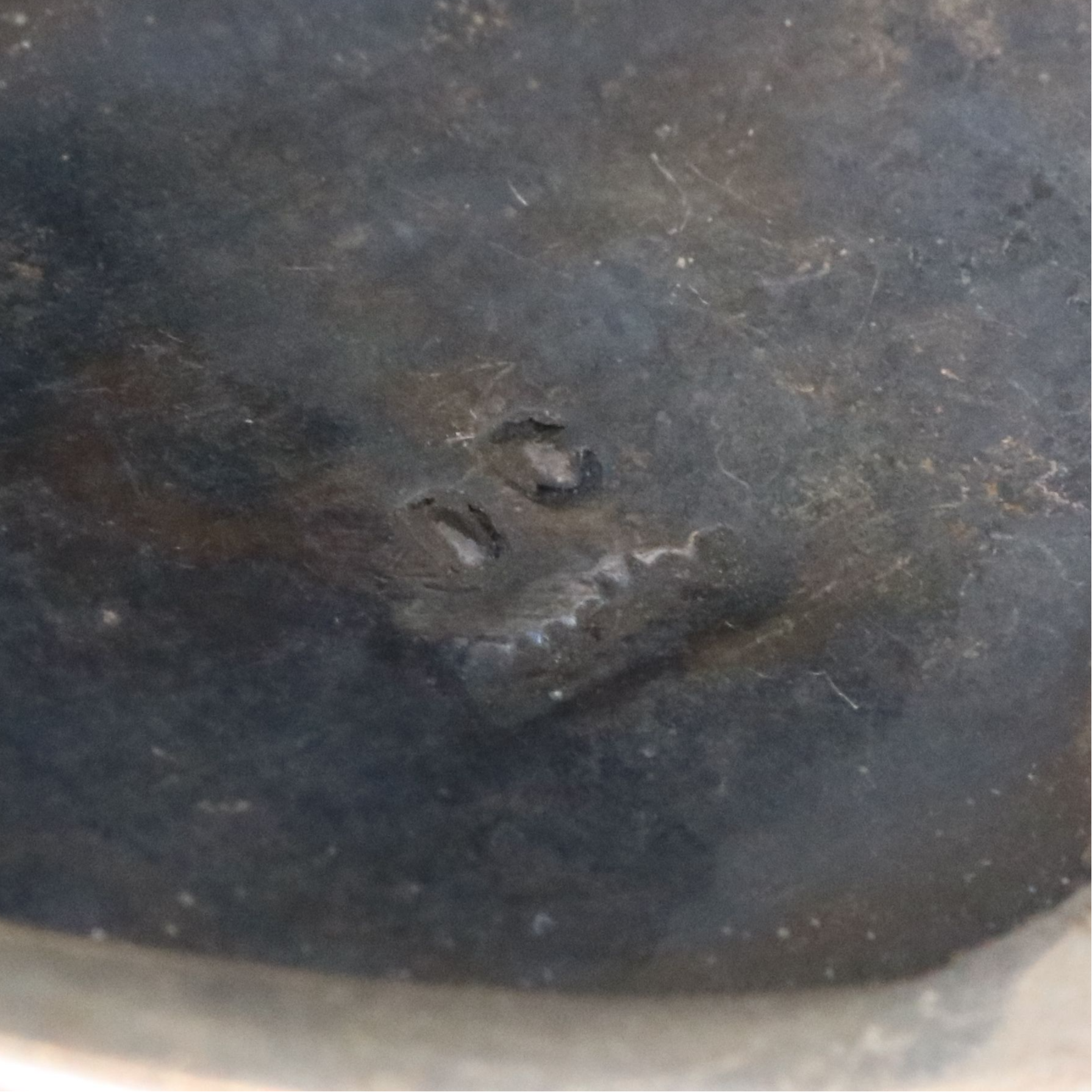 Artist Signed Sterling Turquoise Cuff