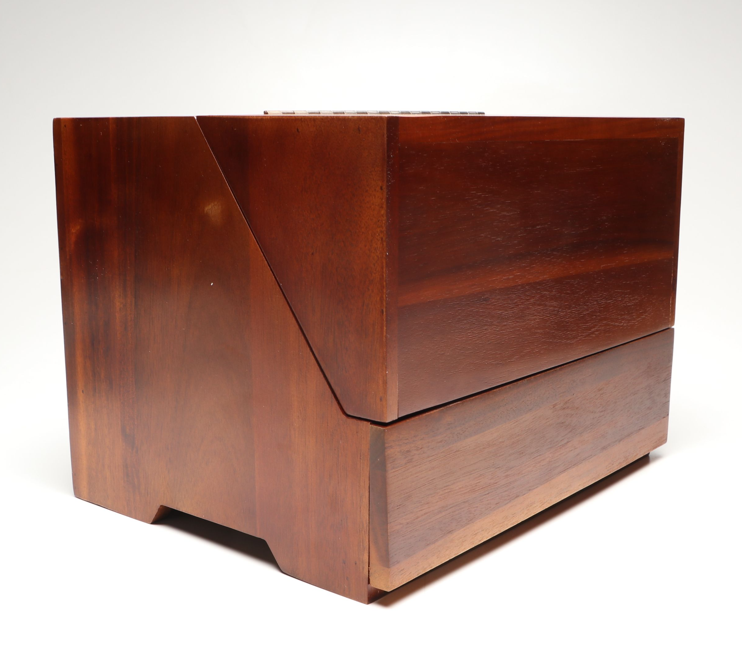 Legacy "Madison" Wooden Tabletop Bar with Cocktail Book and Other Bar Tools