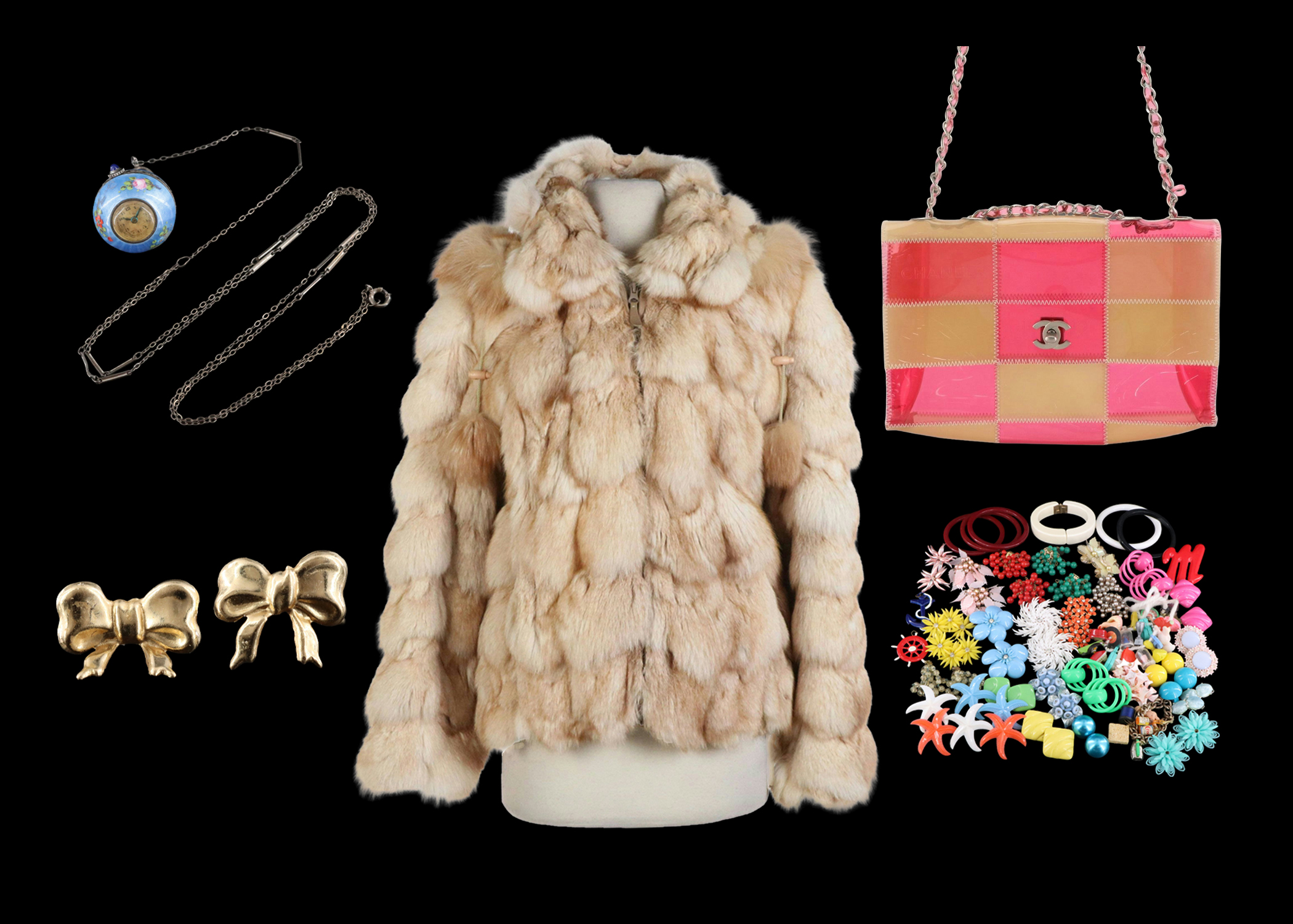 Vintage Furs, Fashion & Jewelry