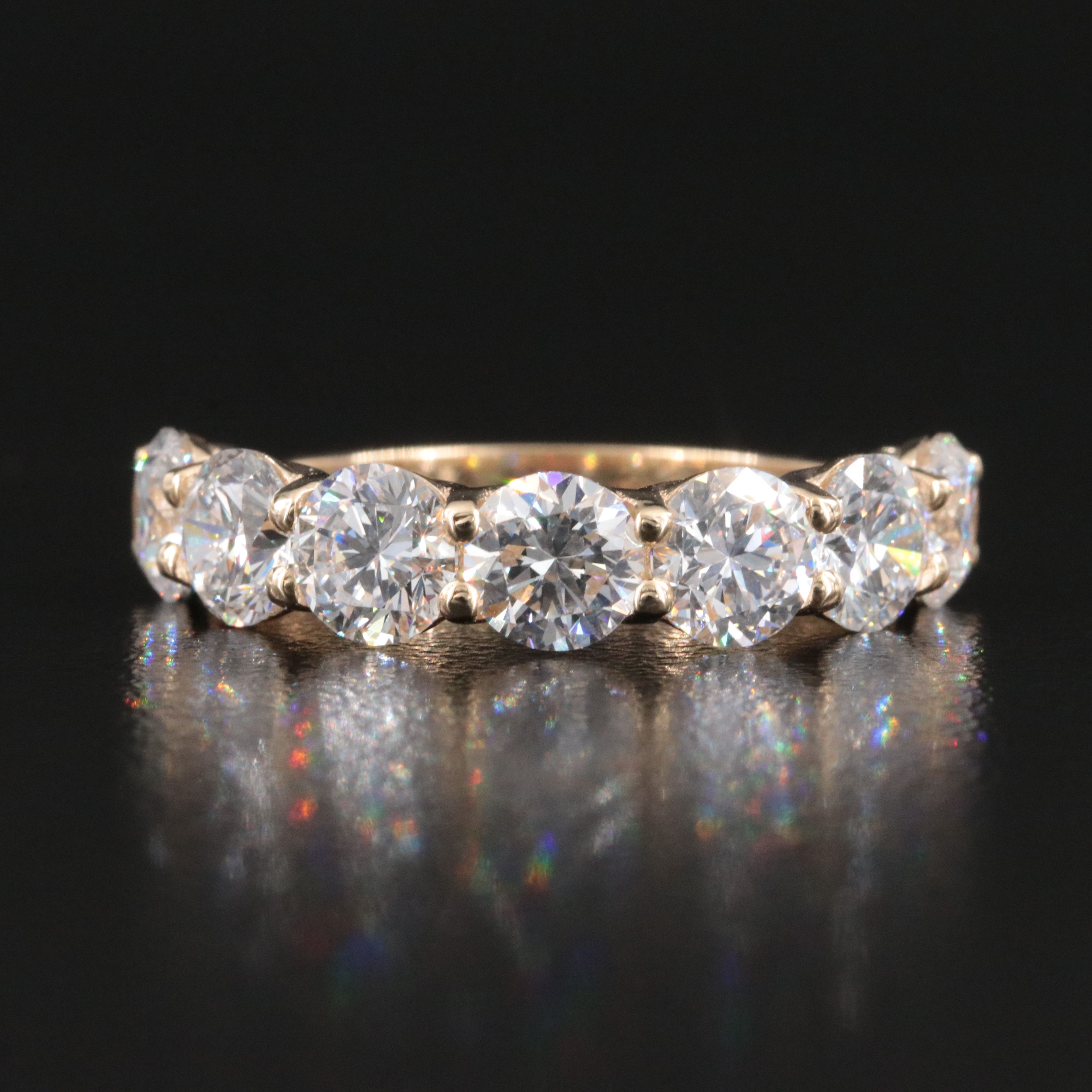 14K 3.33 CTW Lab Grown Diamond Ring with IGI Jewelry Report