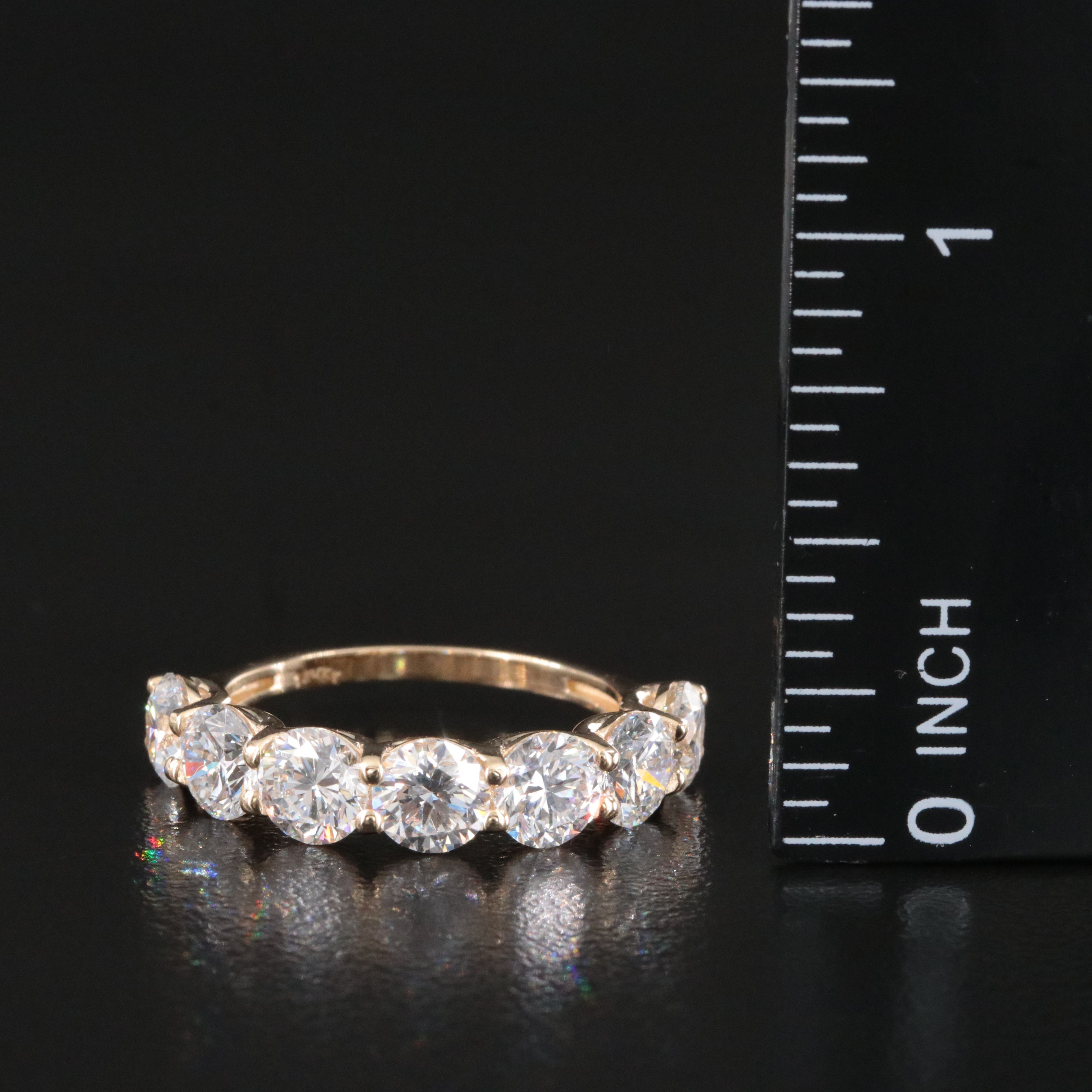 14K 3.33 CTW Lab Grown Diamond Ring with IGI Jewelry Report