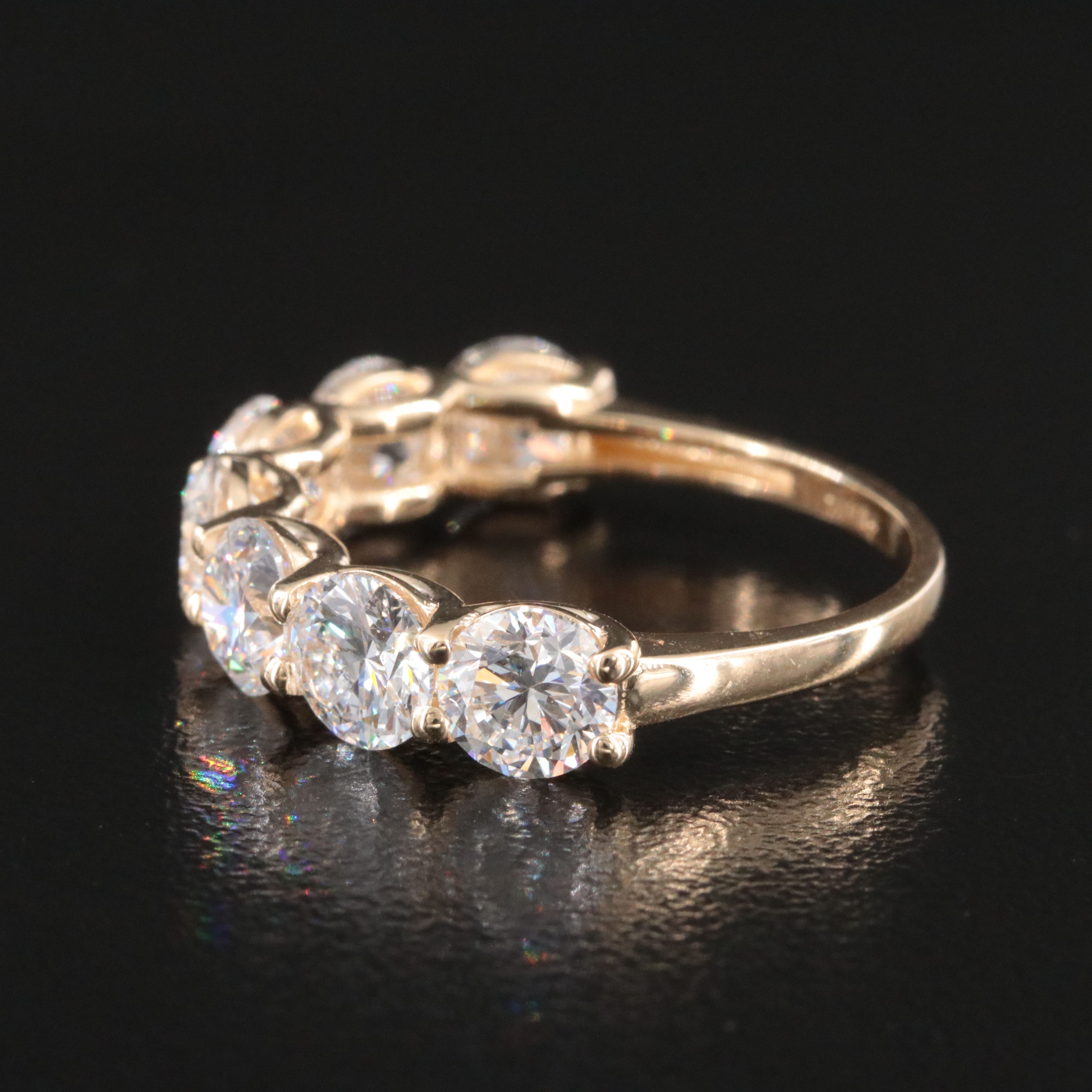 14K 3.33 CTW Lab Grown Diamond Ring with IGI Jewelry Report