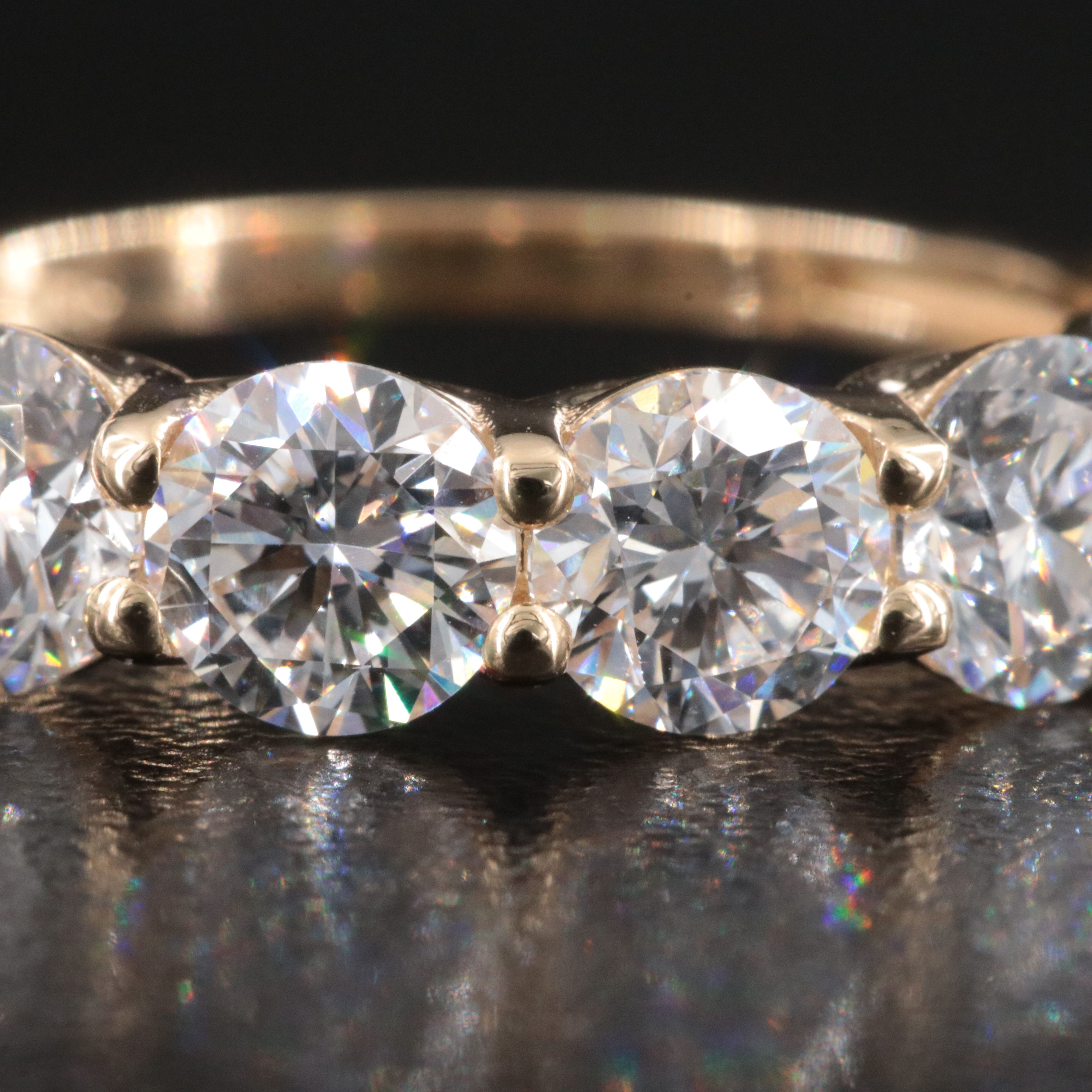 14K 3.33 CTW Lab Grown Diamond Ring with IGI Jewelry Report