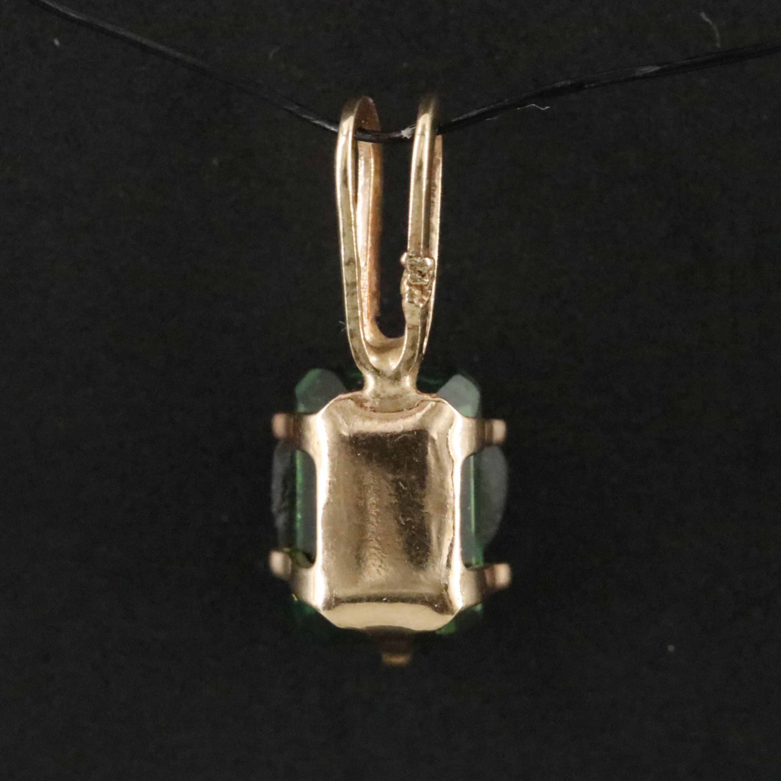 14K Demantoid Garnet Pendant