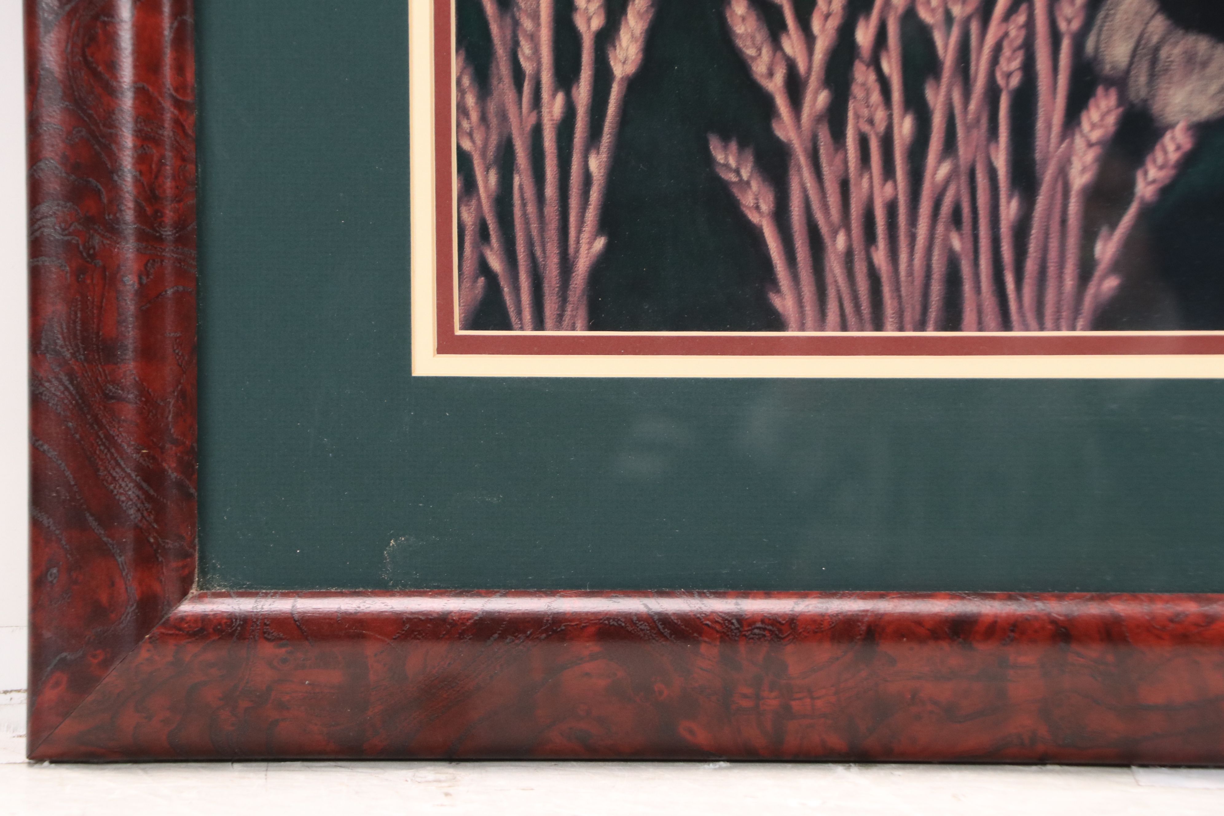 After Suzanne Ring Caplan Offset Lithograph "Black Face Sheep with Bird"