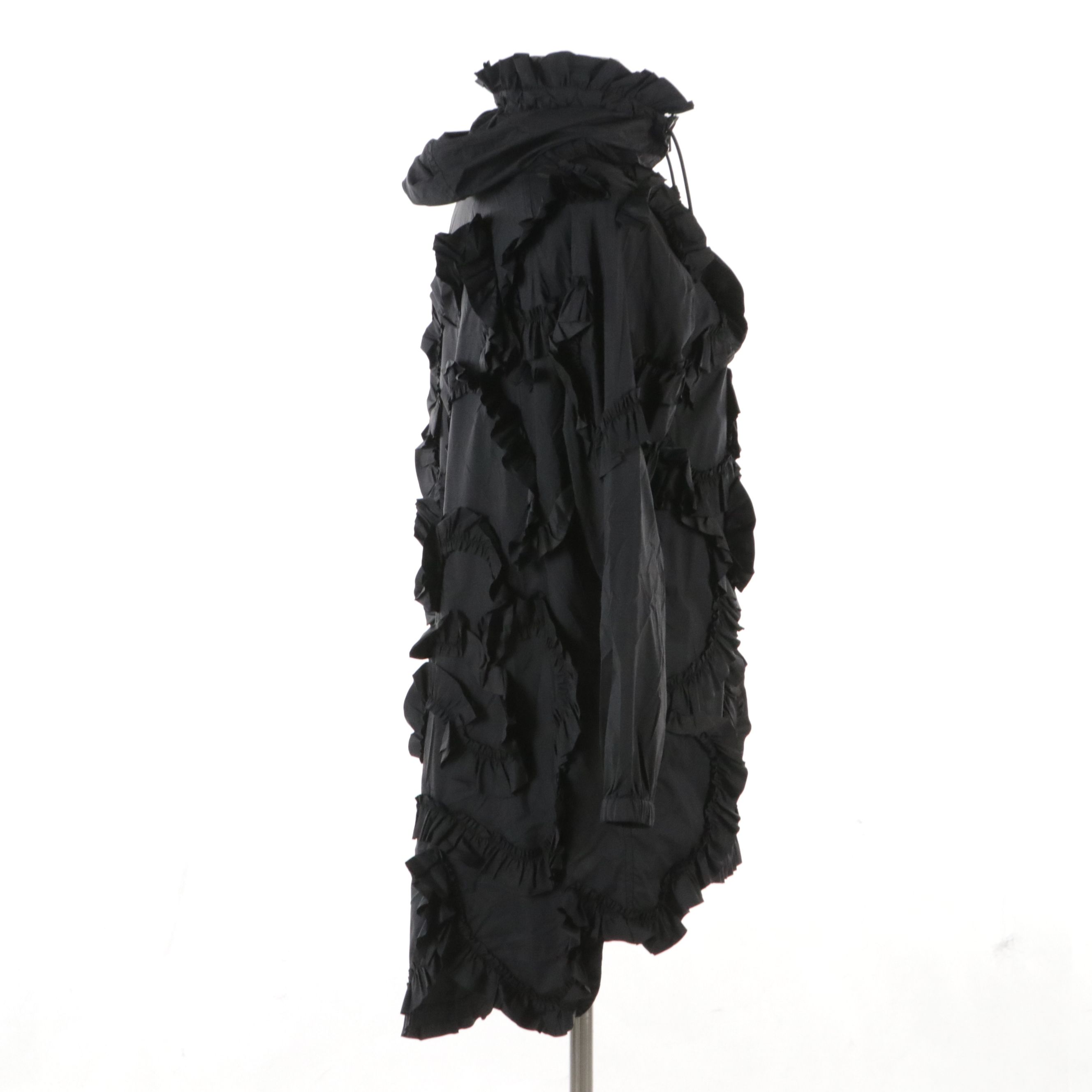 Moncler Genius 4 x Simone Rocha Jasmine Hooded Zip Jacket with Ruffle Detailing