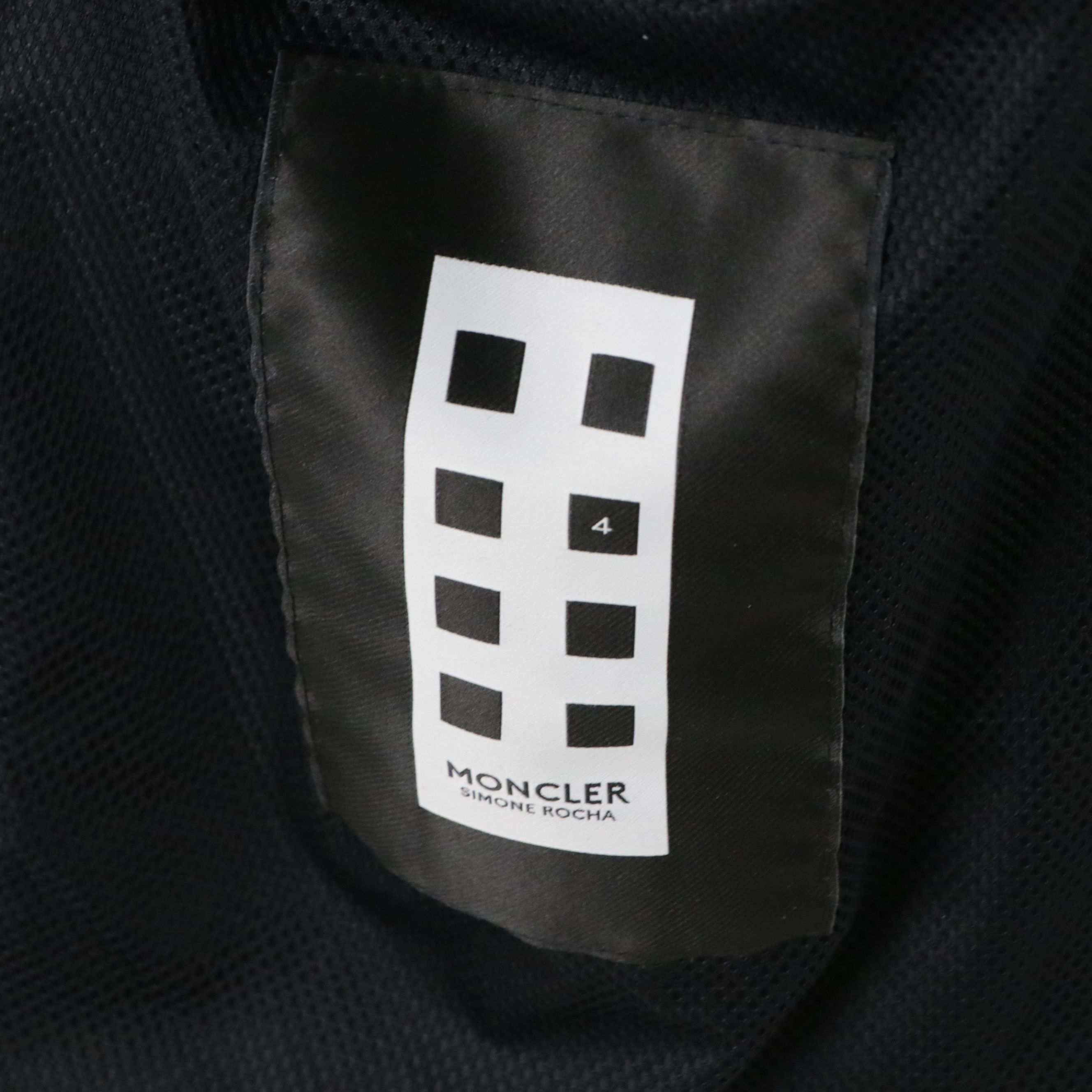 Moncler Genius 4 x Simone Rocha Jasmine Hooded Zip Jacket with Ruffle Detailing