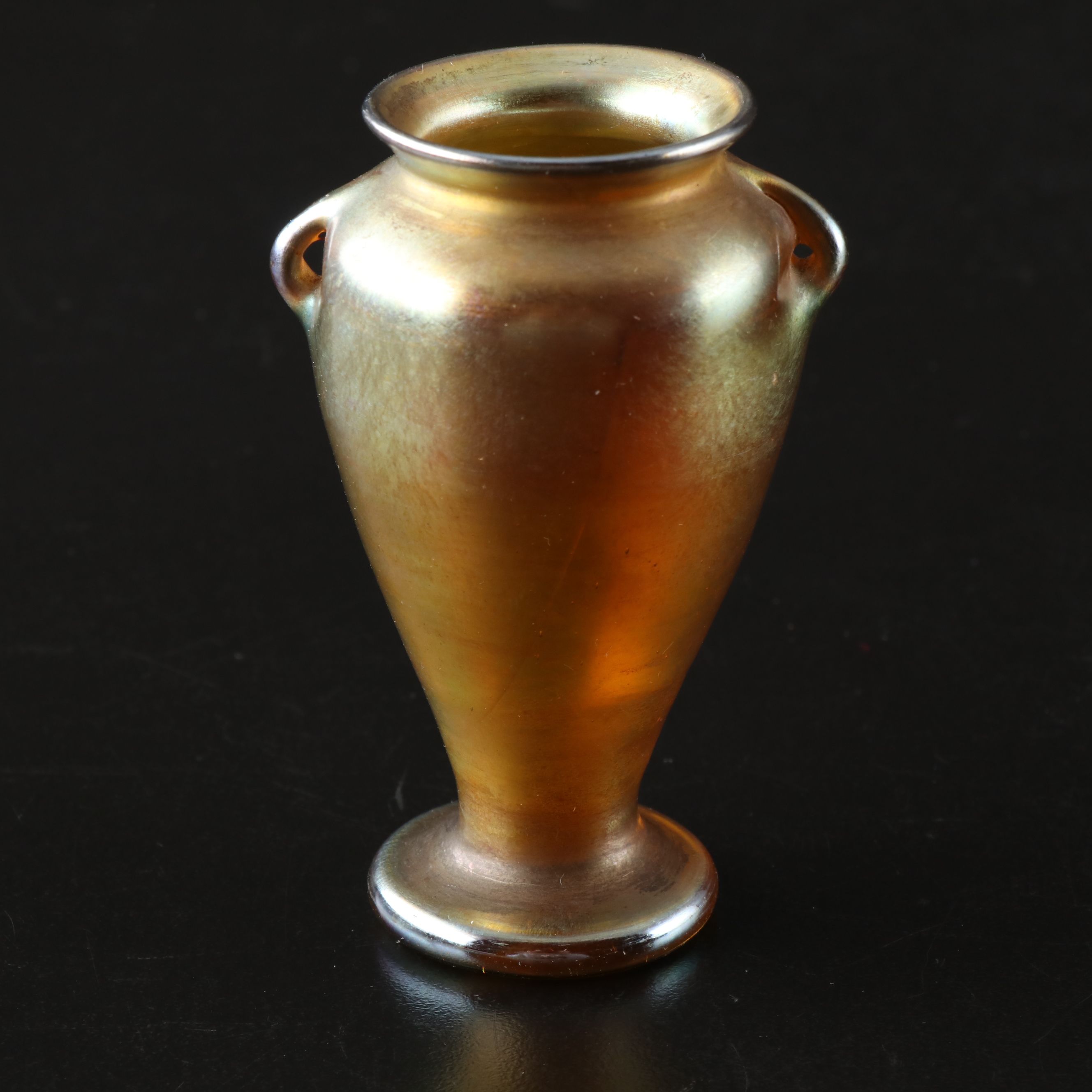 Louis Comfort Tiffany Diminutive Favrile Glass Vases