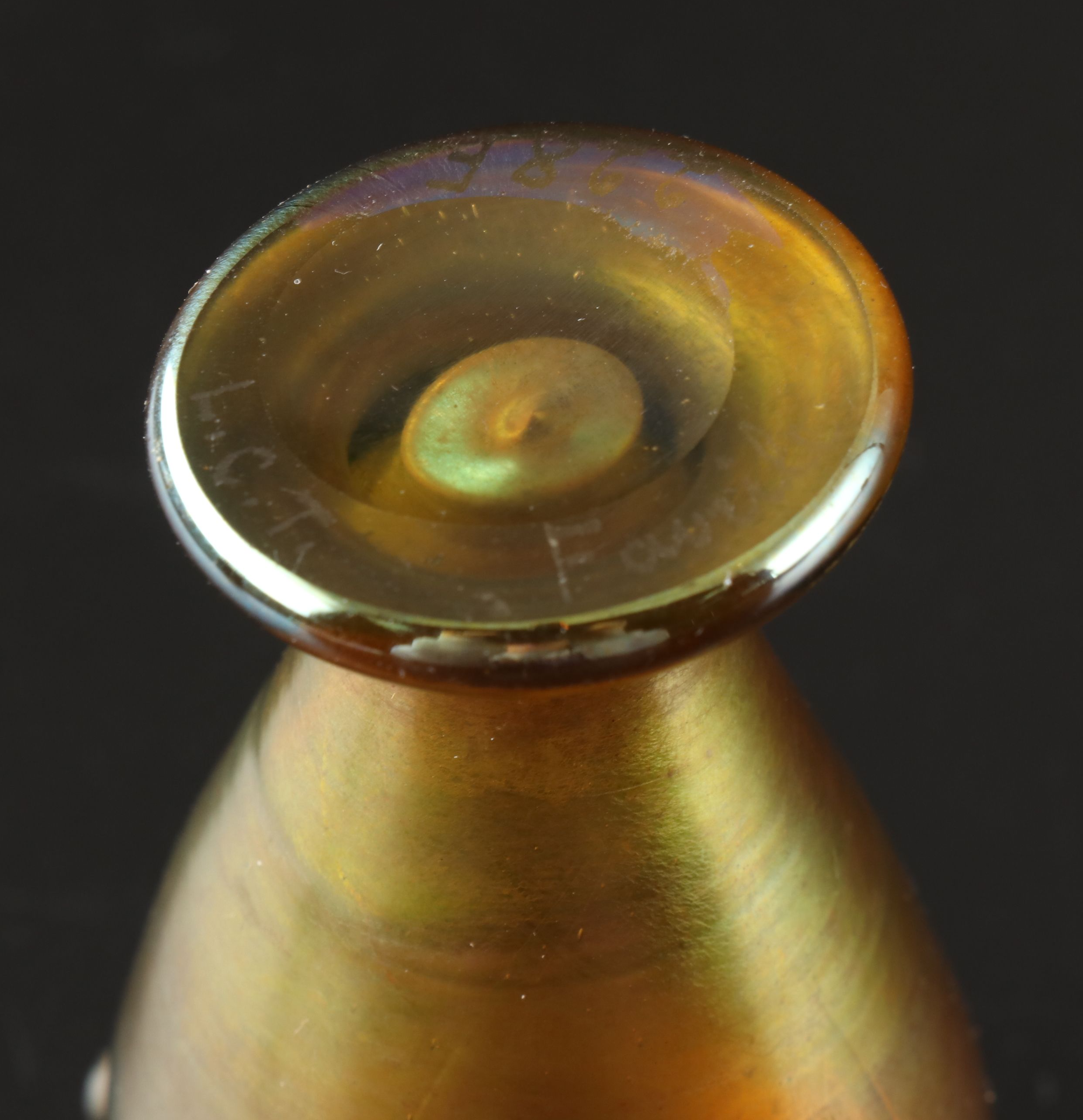 Louis Comfort Tiffany Diminutive Favrile Glass Vases