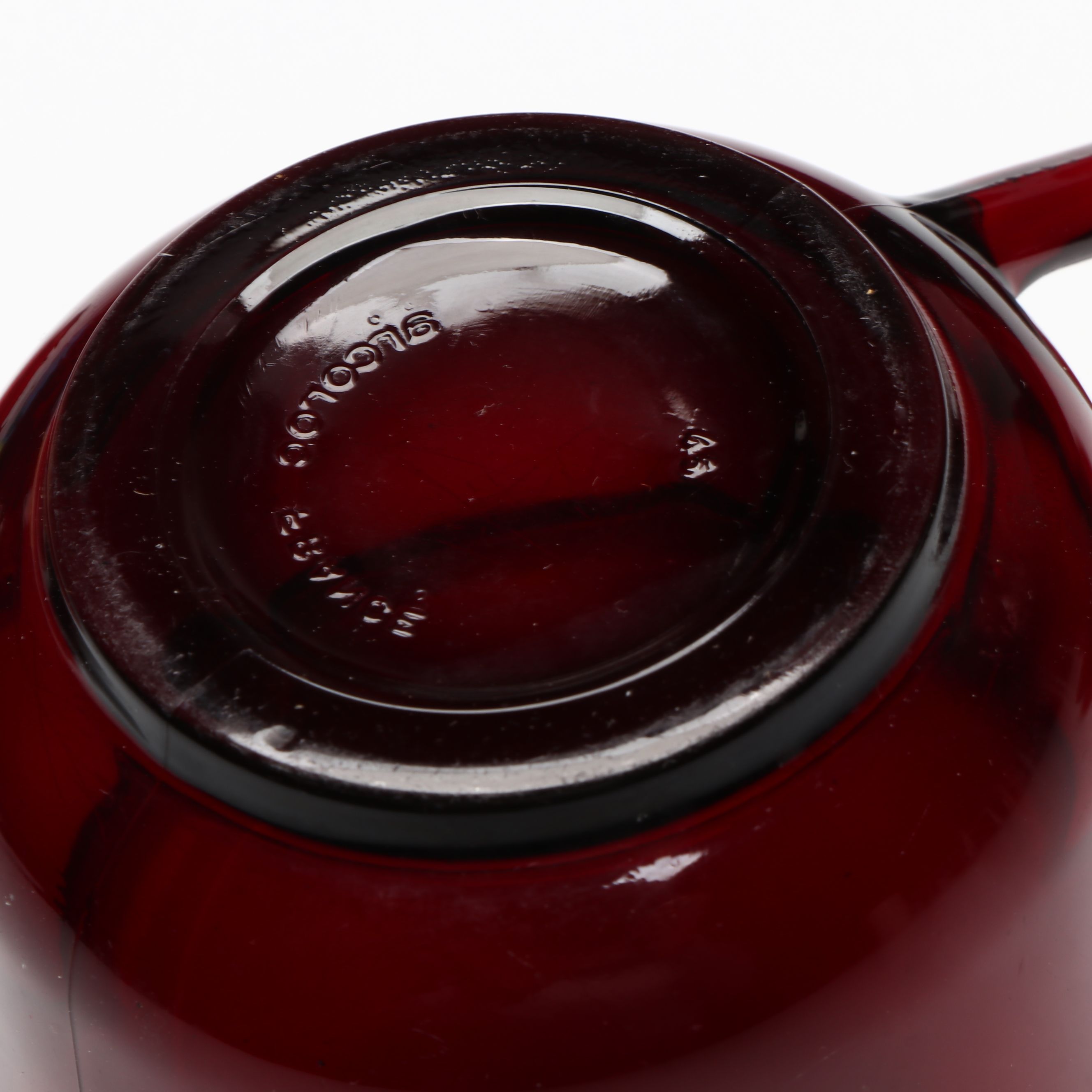 Cristal D'Arques "Ruby Red" Goblets with Other Dinnerware and Table Accessories