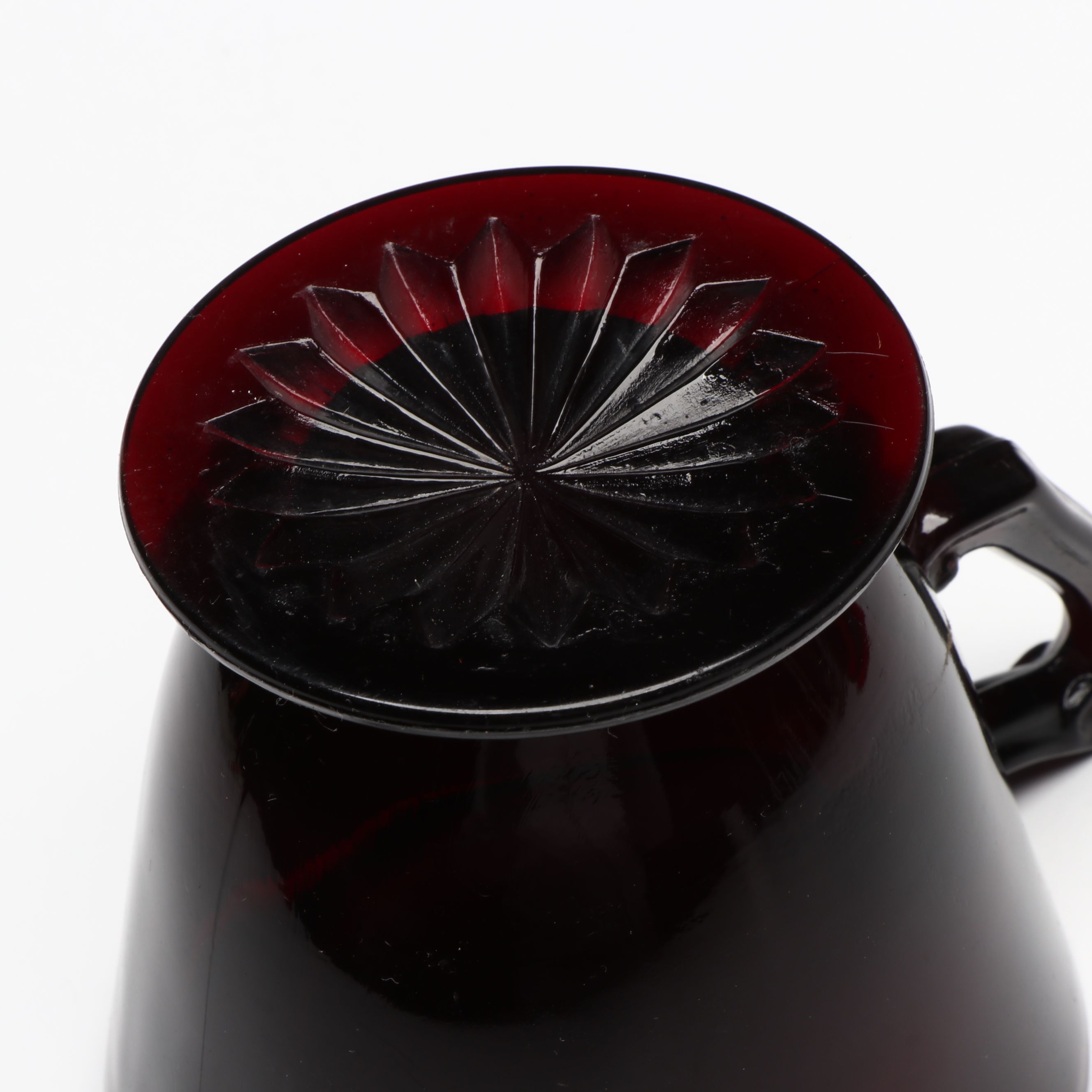 Cristal D'Arques "Ruby Red" Goblets with Other Dinnerware and Table Accessories