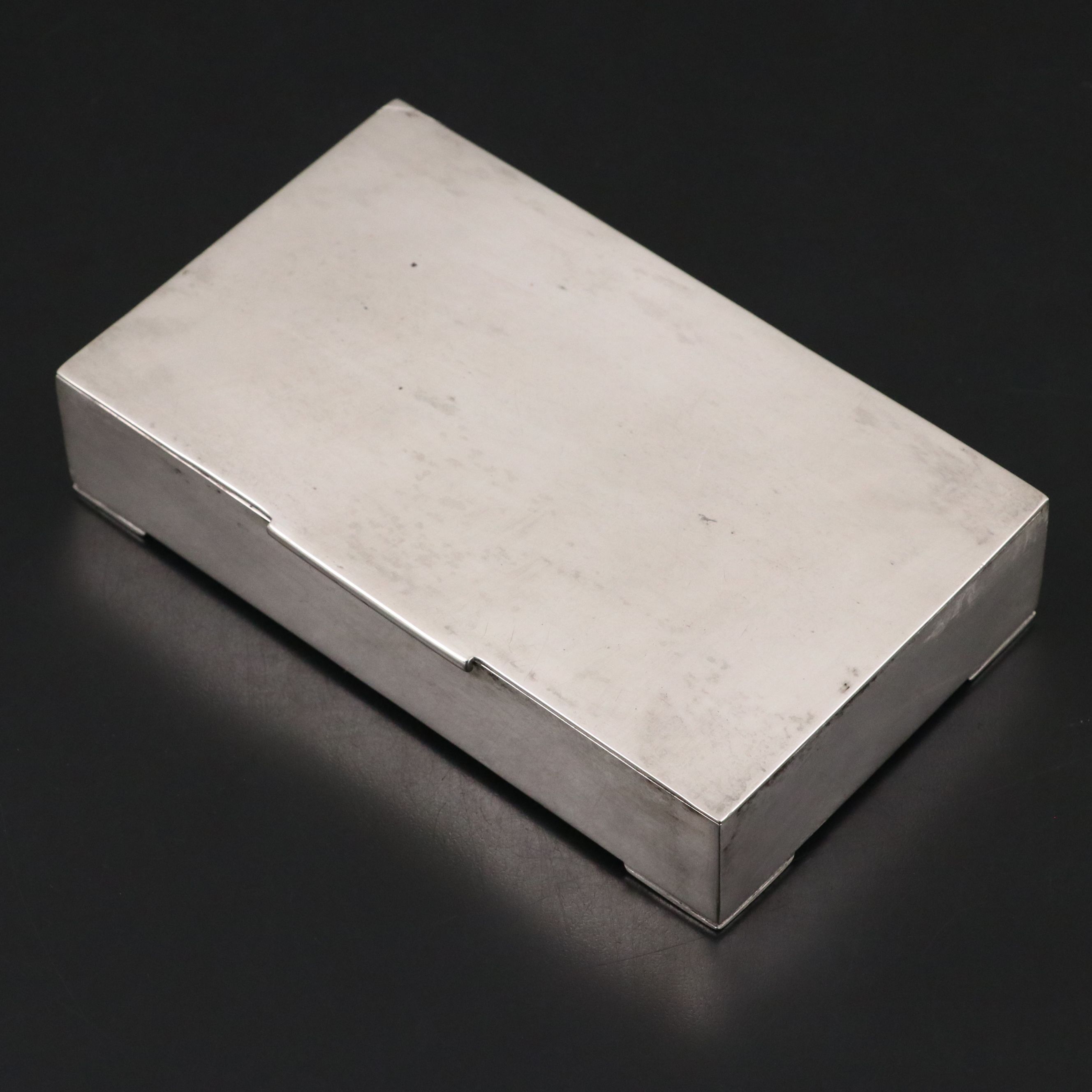 Mexican AWG Sterling Vanity Box, Mid-20th Century