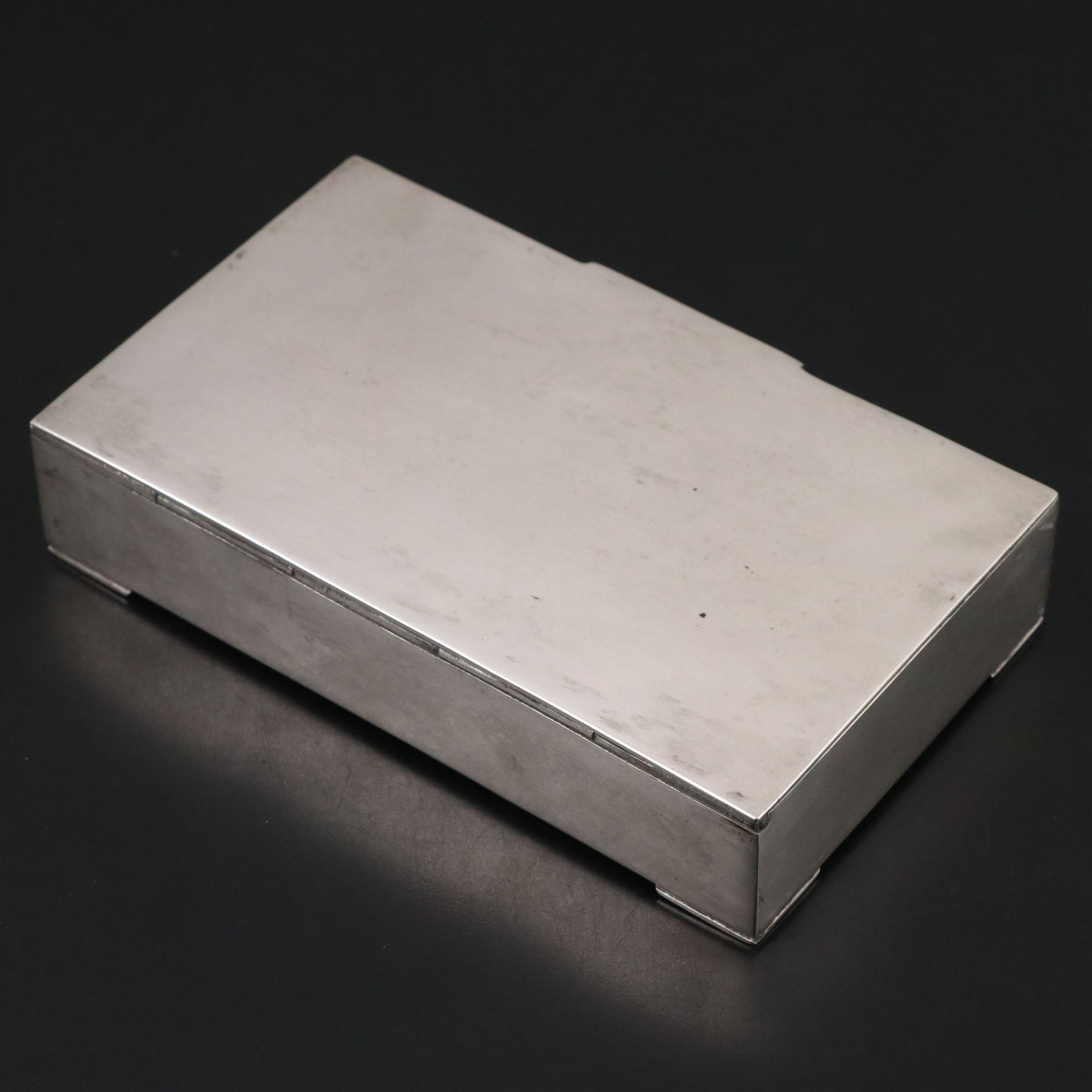 Mexican AWG Sterling Vanity Box, Mid-20th Century