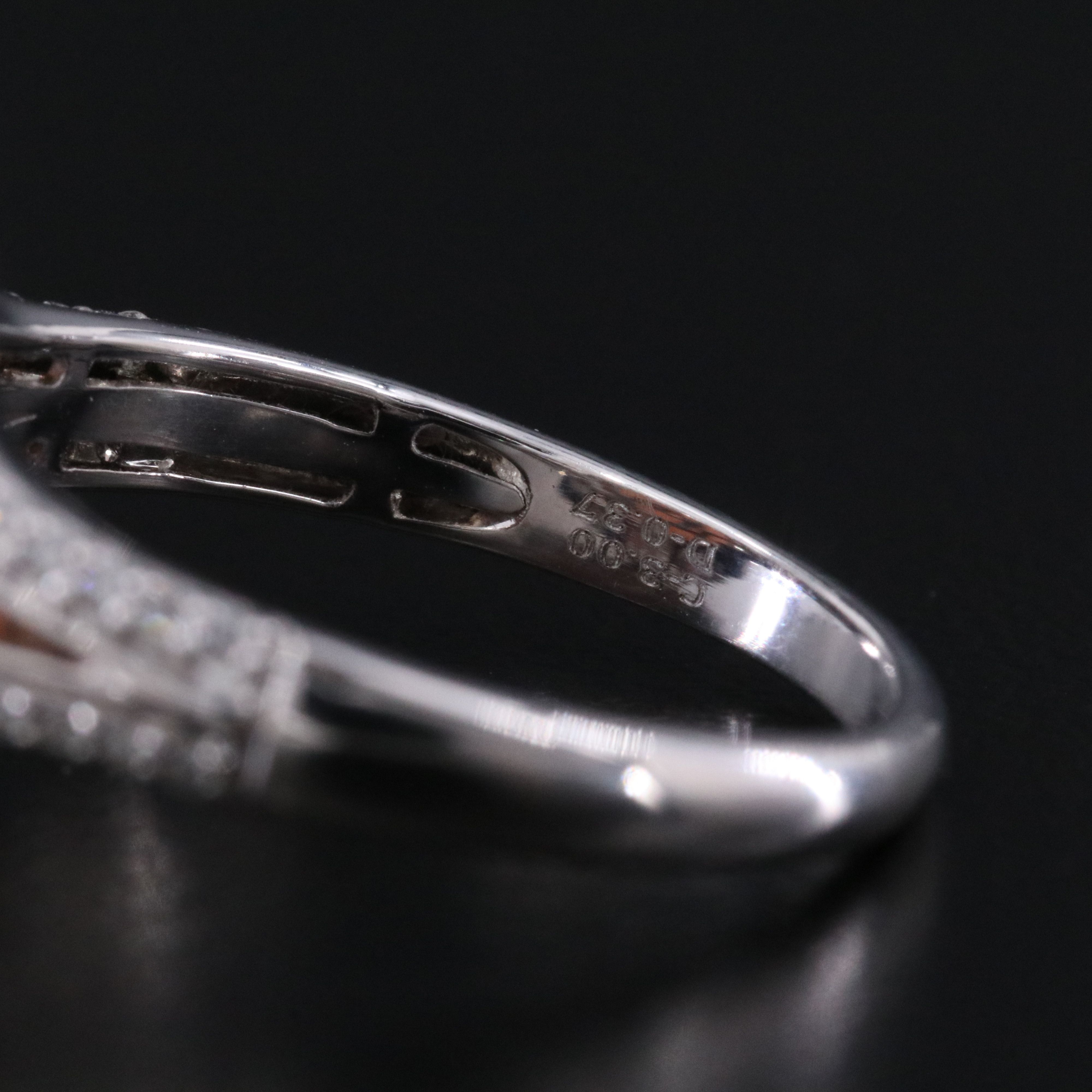 Chromia 18K Pink Opal and Diamond Ring