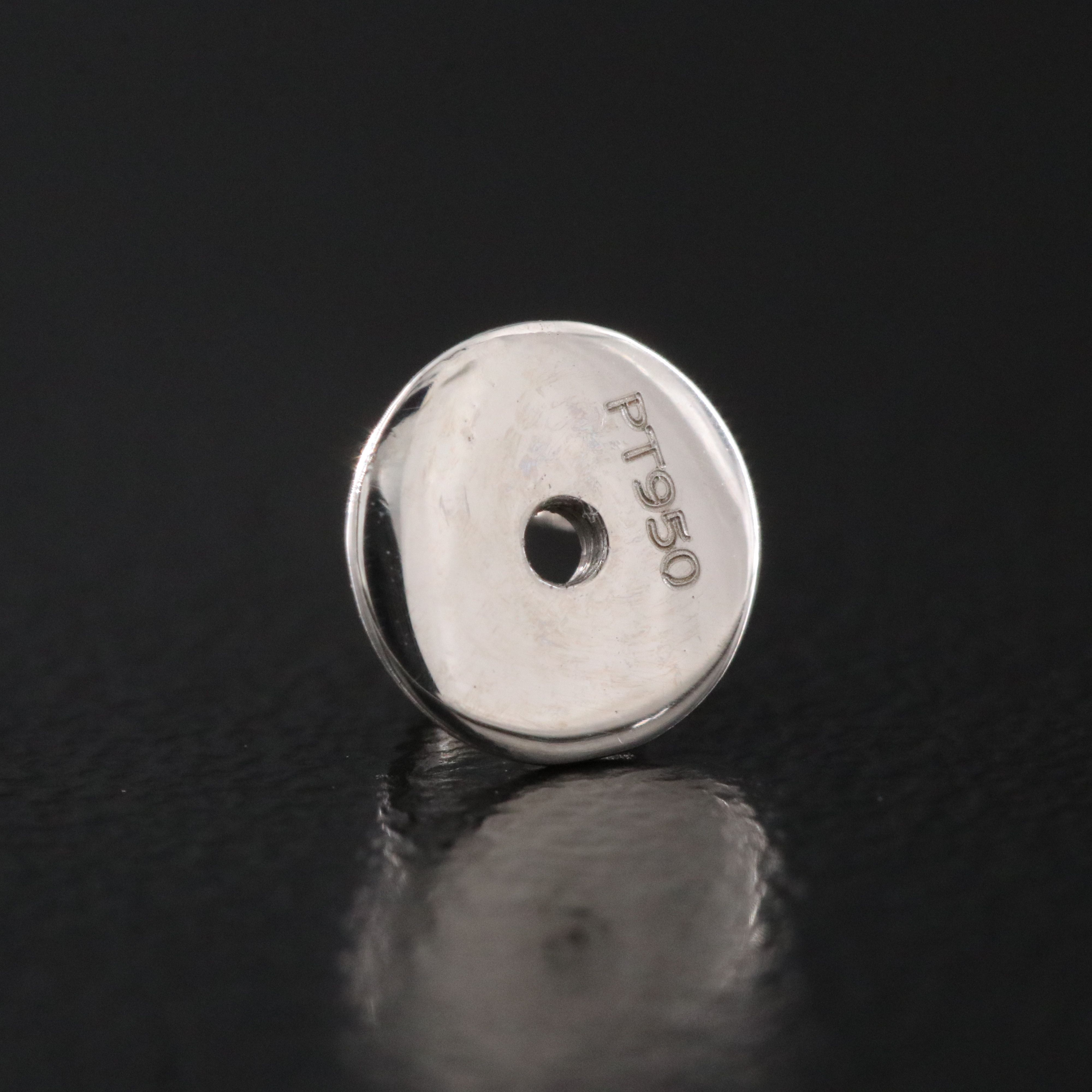 Platinum 1.00 CTW Internally Flawless Diamond Stud Earrings with GIA Reports