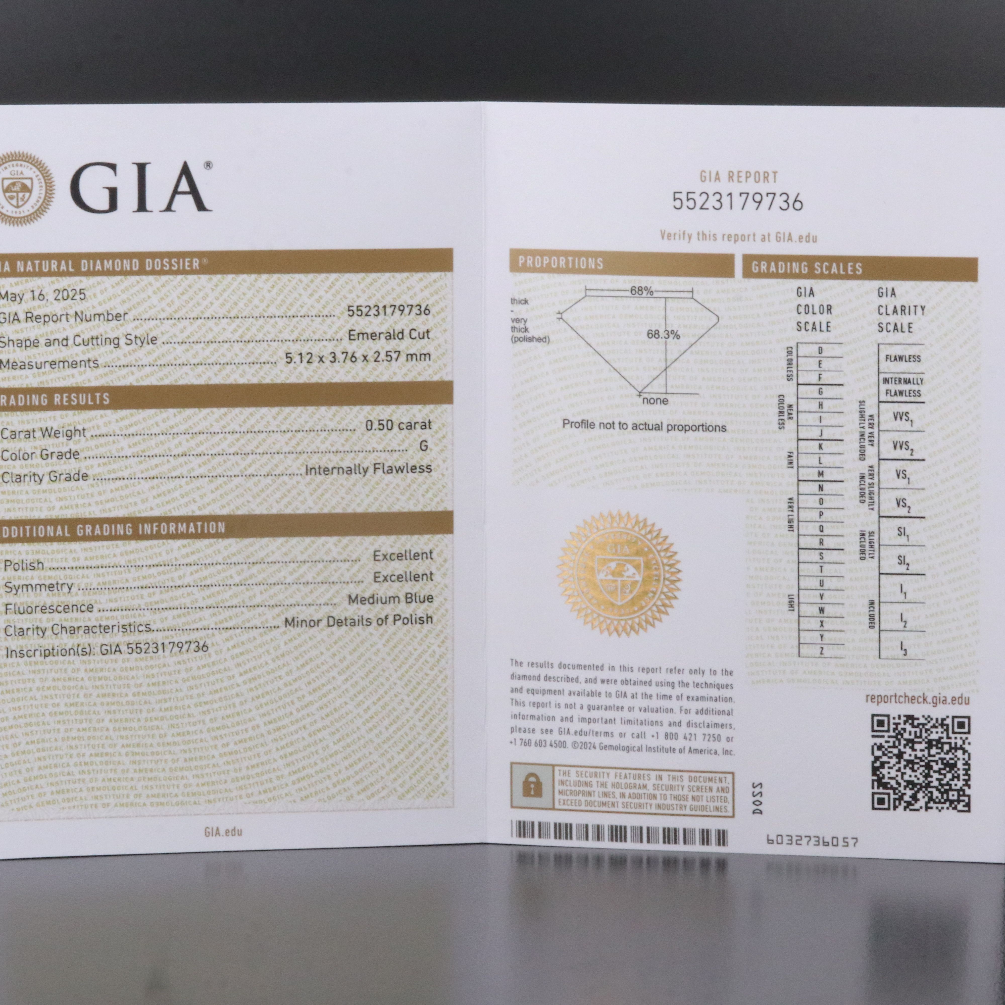 Platinum 1.00 CTW Internally Flawless Diamond Stud Earrings with GIA Reports