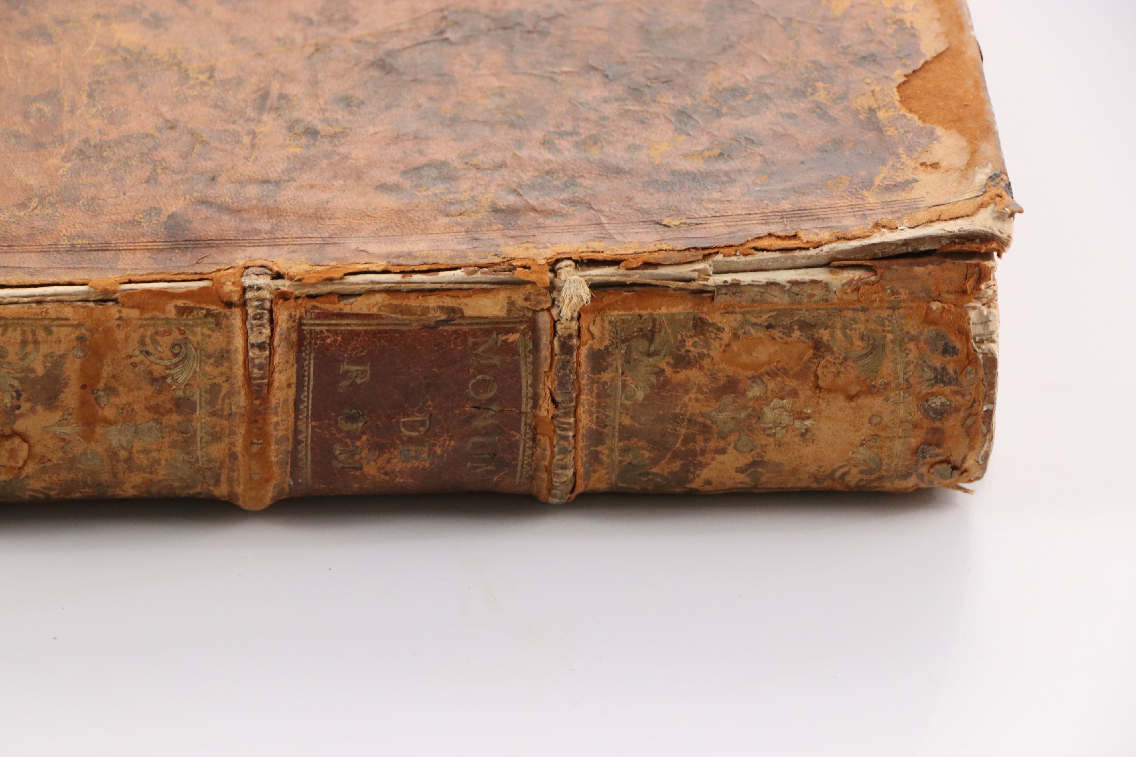 Illustrated "Les plus beaux monuments de Rome ancienne" by Jean Barbault, 1761