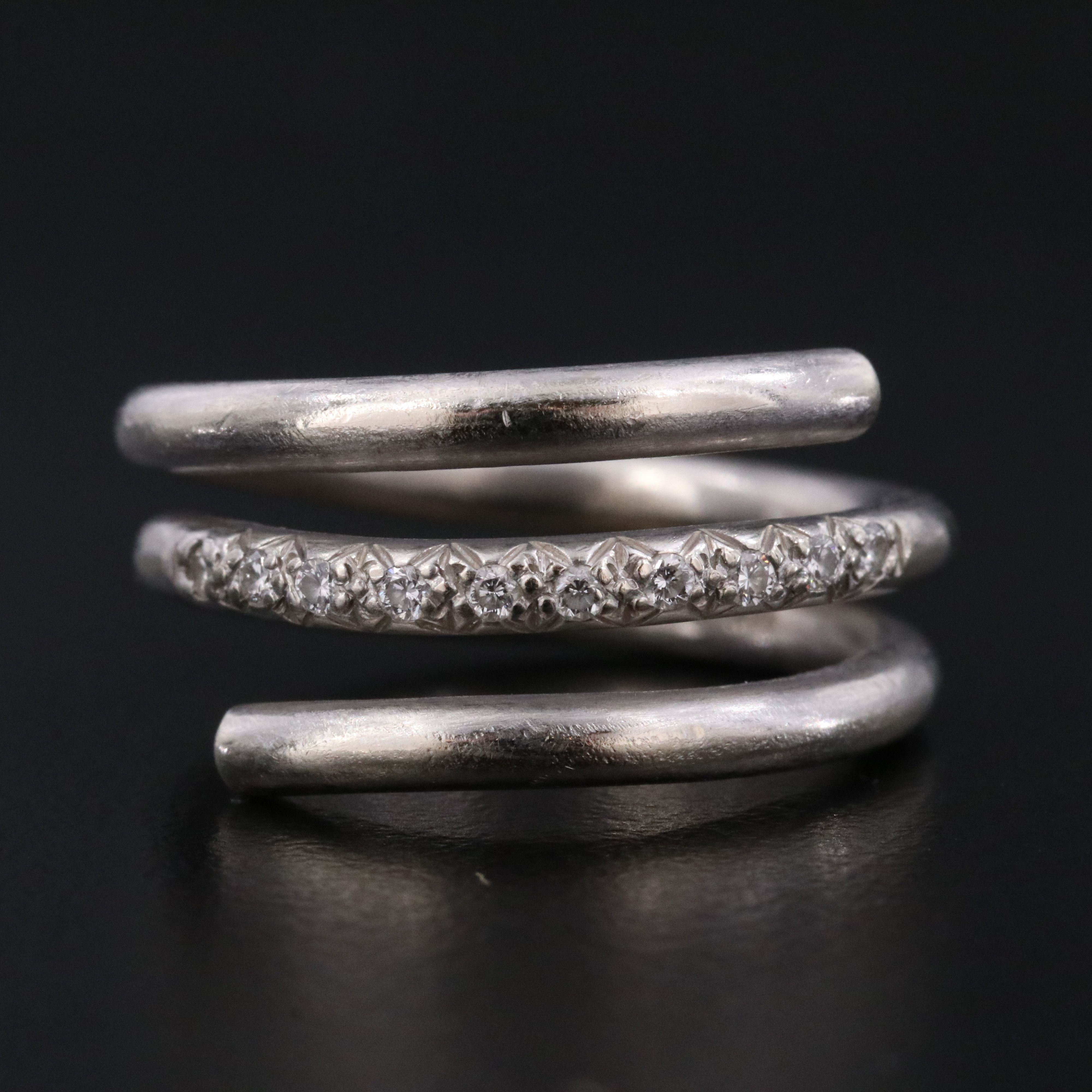 Makur Designs 14K 0.12 CTW Diamond Wrap Ring