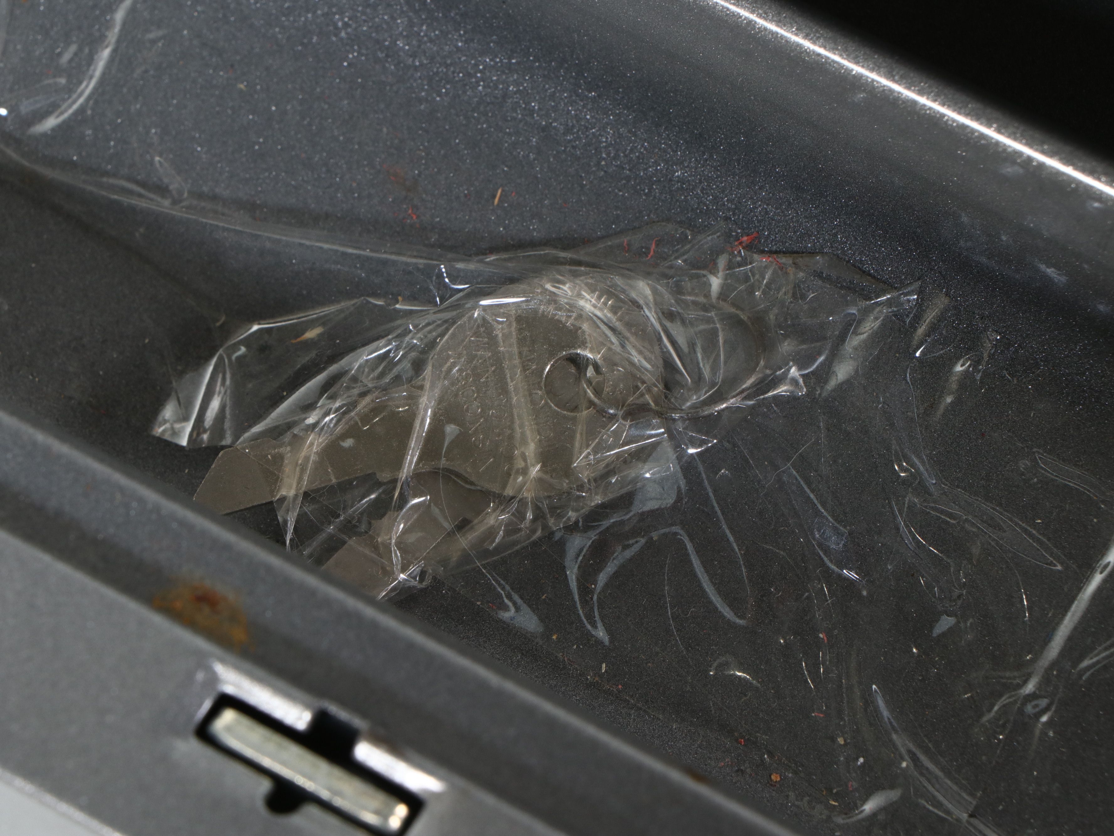 Mid-Century Industrial Steel Tanker Desk, Circa 1950