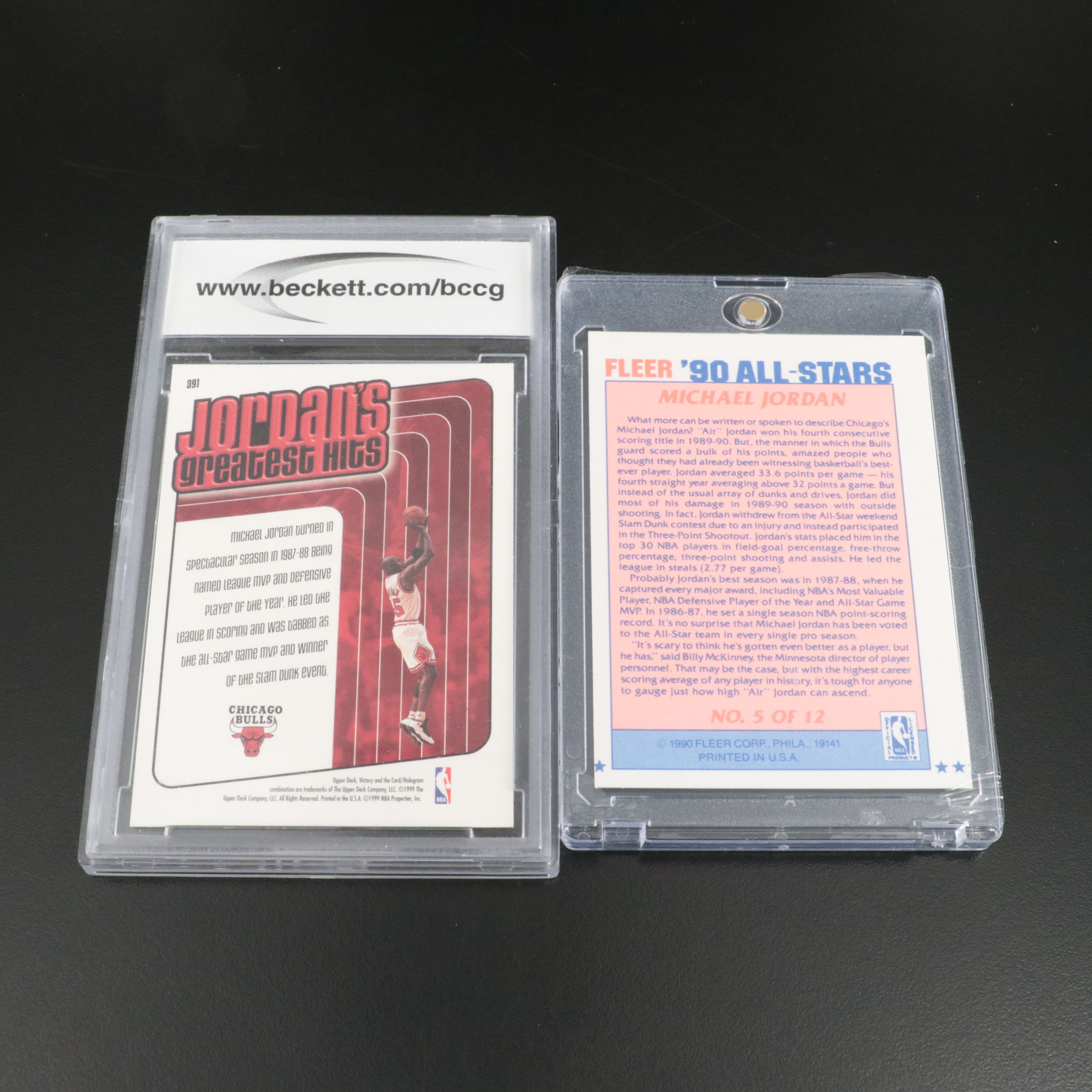 Michael Jordan Basketball Card Collection Featuring BCCG Graded and More