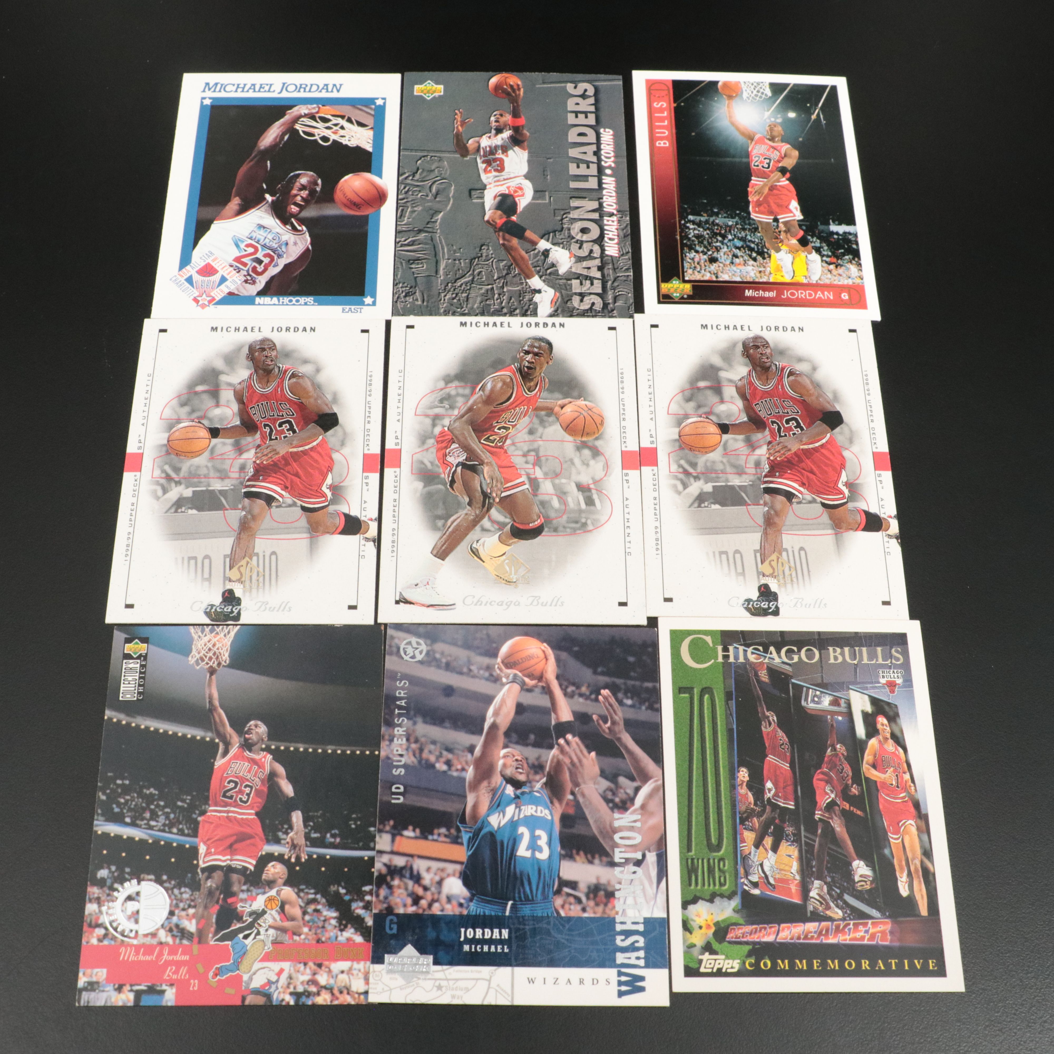Michael Jordan Basketball Card Collection Featuring BCCG Graded and More
