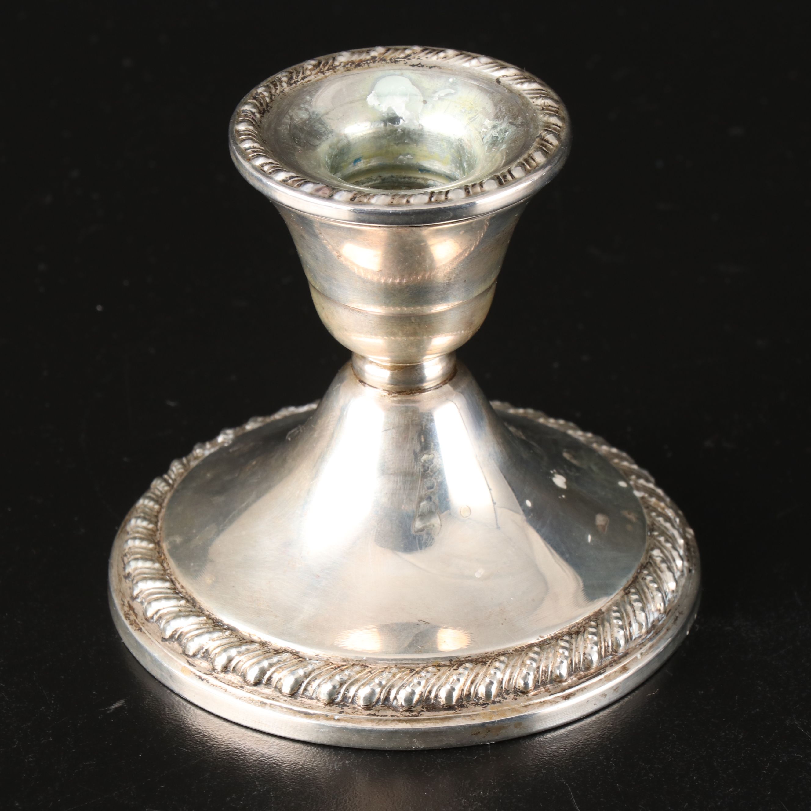 Rogers Weighted Sterling Candelabra, Early to Mid-20th Century