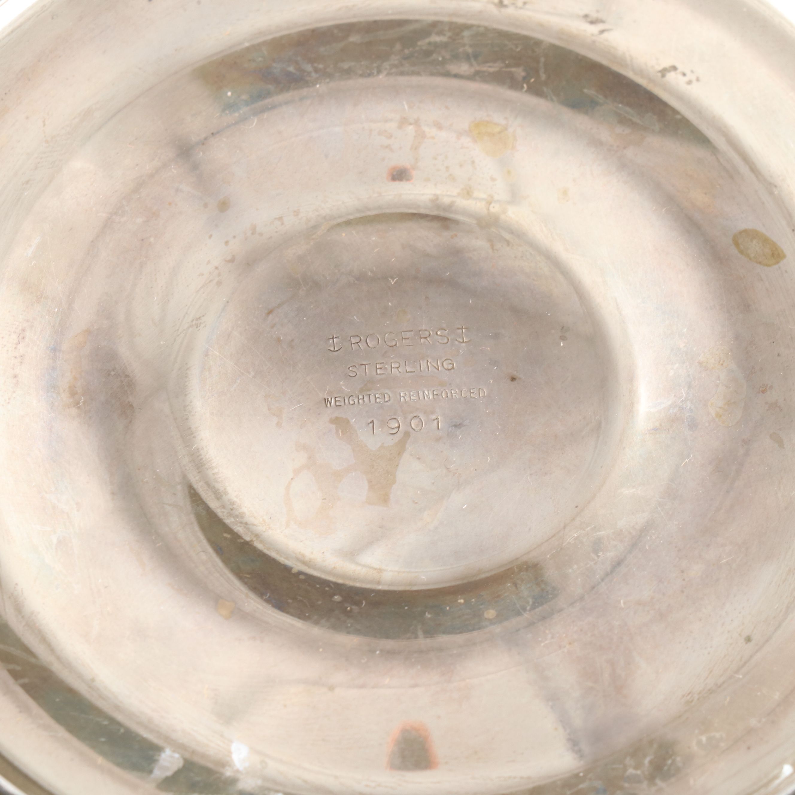 Rogers Weighted Sterling Candelabra, Early to Mid-20th Century