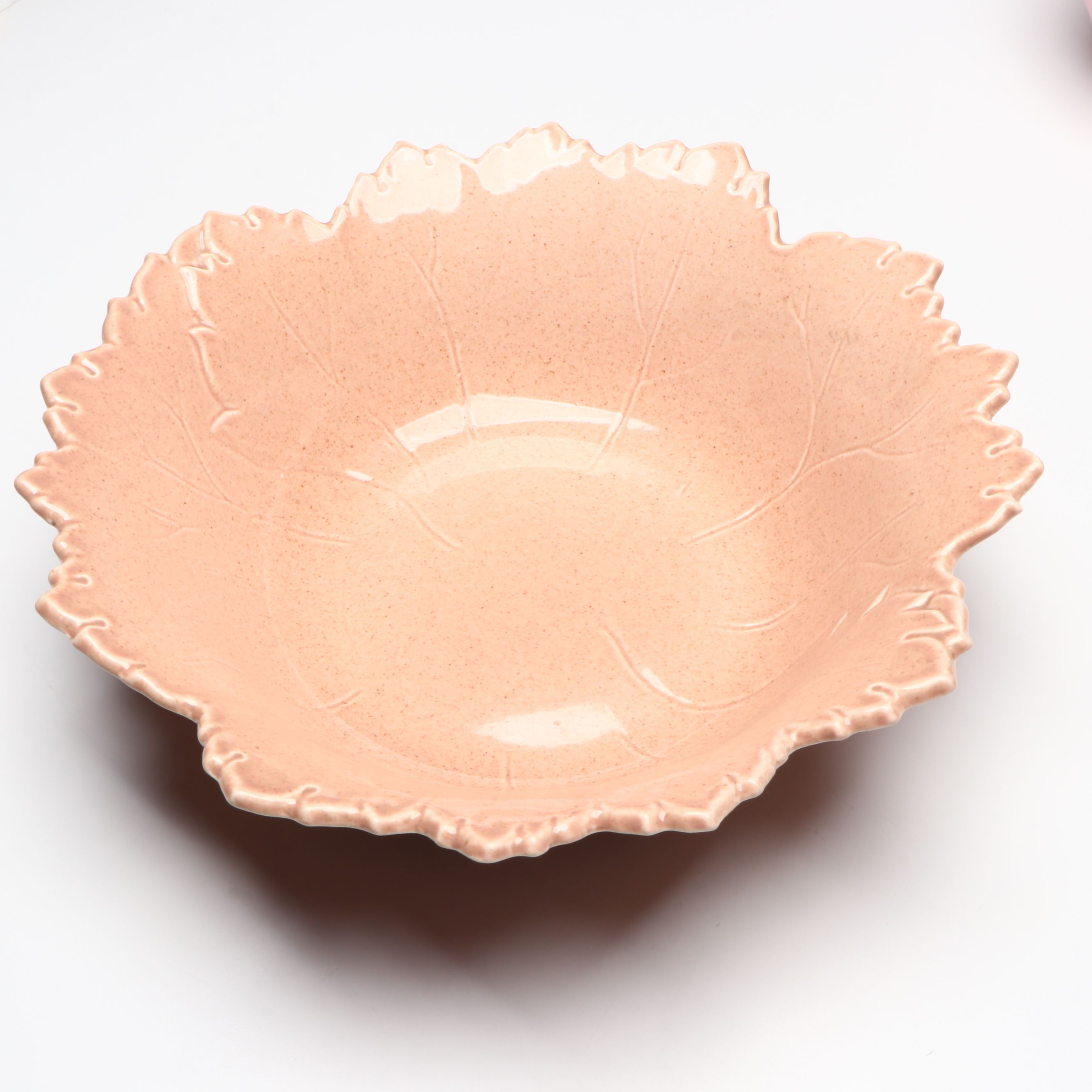 Steubenville "Woodfield Coral" Ceramic Bowl with Other Pitchers, Trays and More