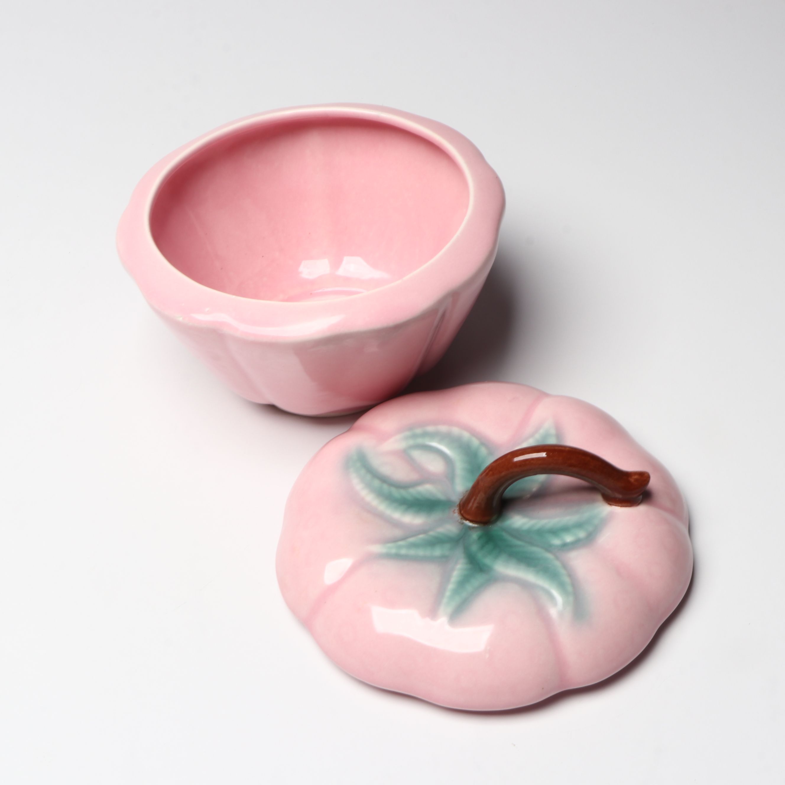 Steubenville "Woodfield Coral" Ceramic Bowl with Other Pitchers, Trays and More